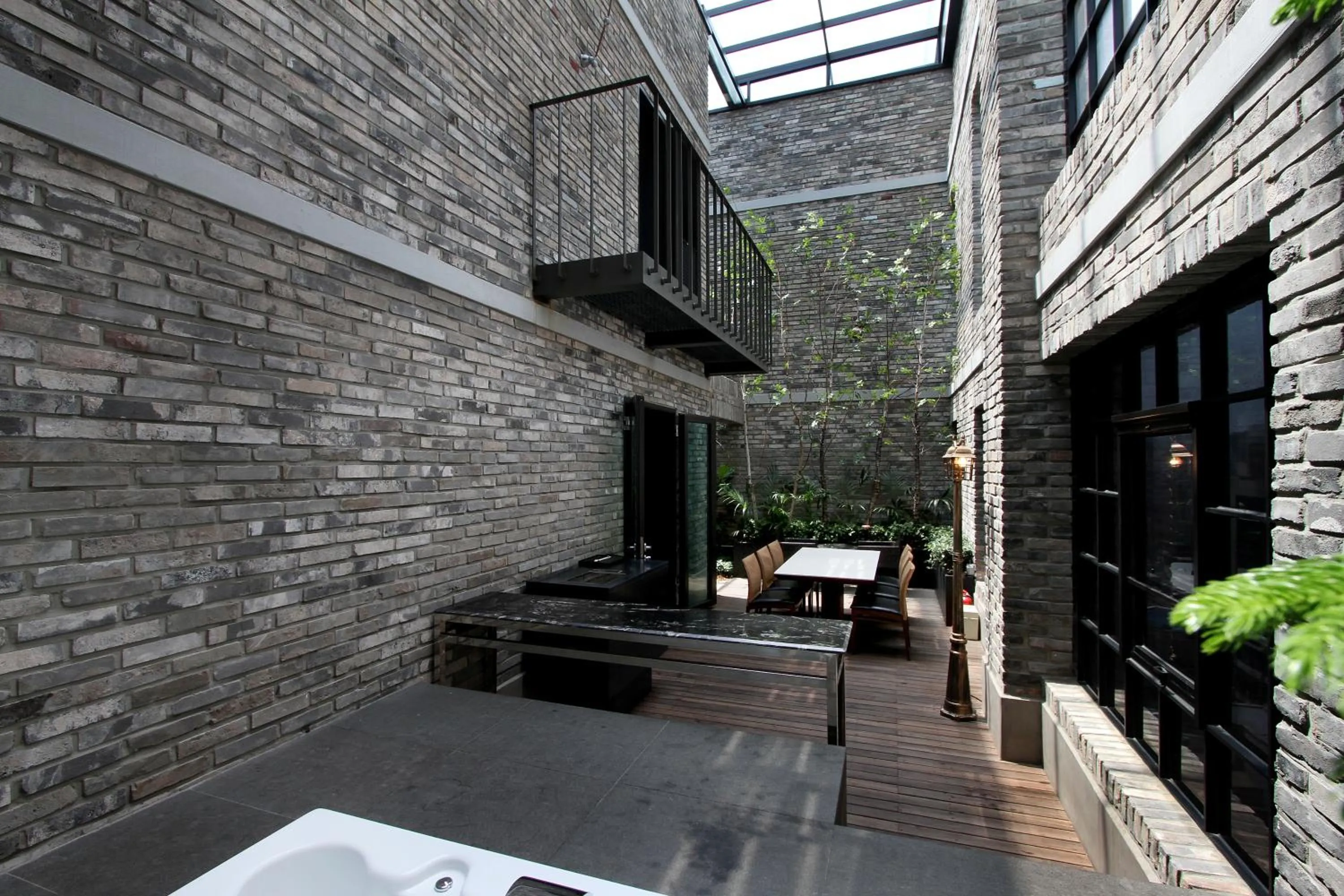 Patio in Boutique Hotel Loft