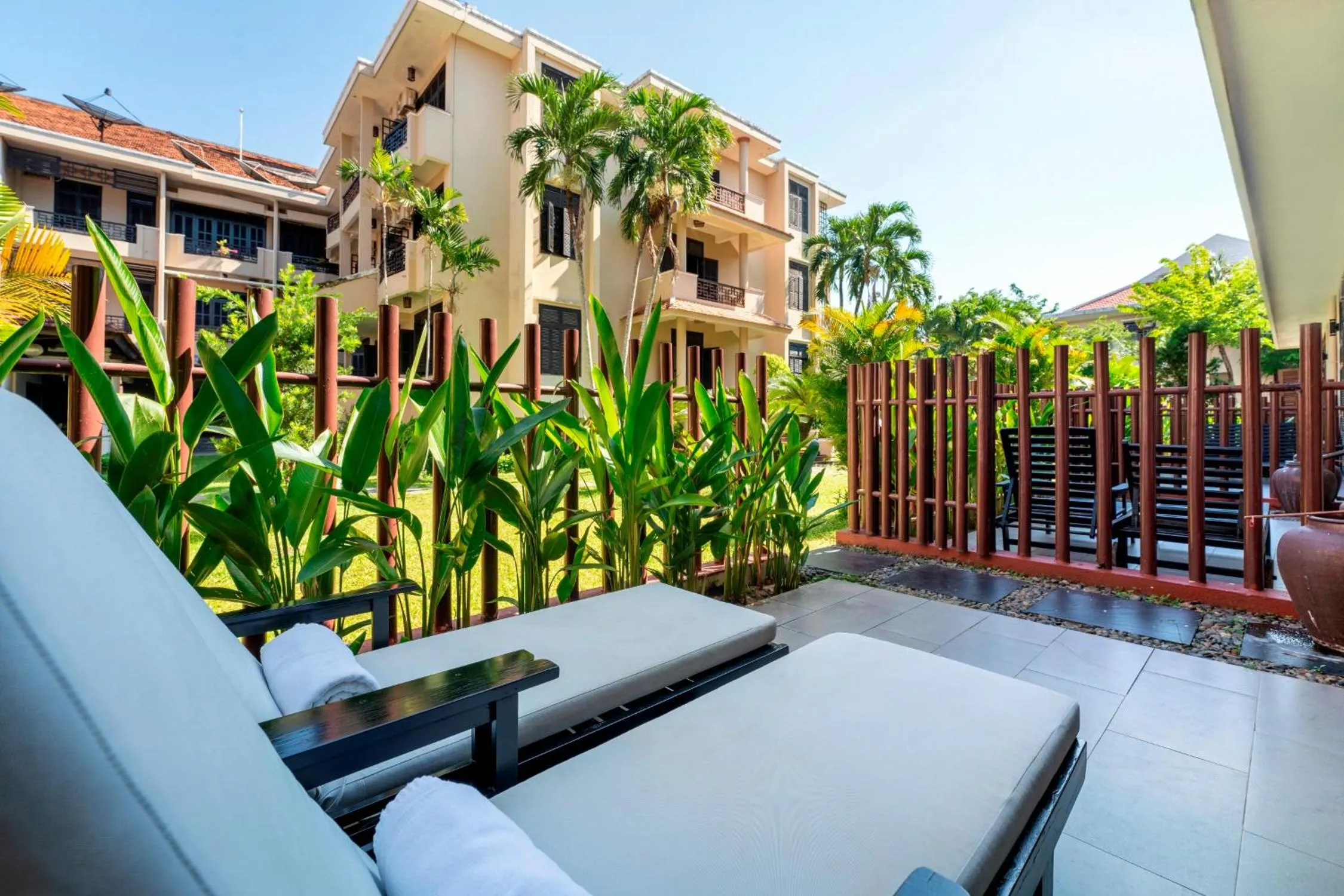 Garden view in HOI AN HISTORIC HOTEL