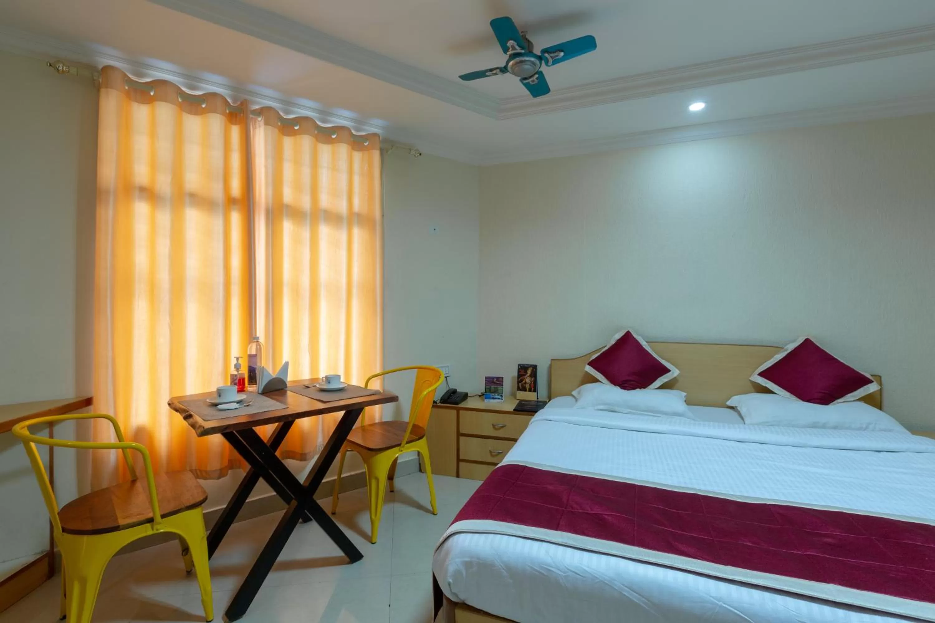 Bed in KSTDC Hotel Mayura Nisarga Pearl Valley