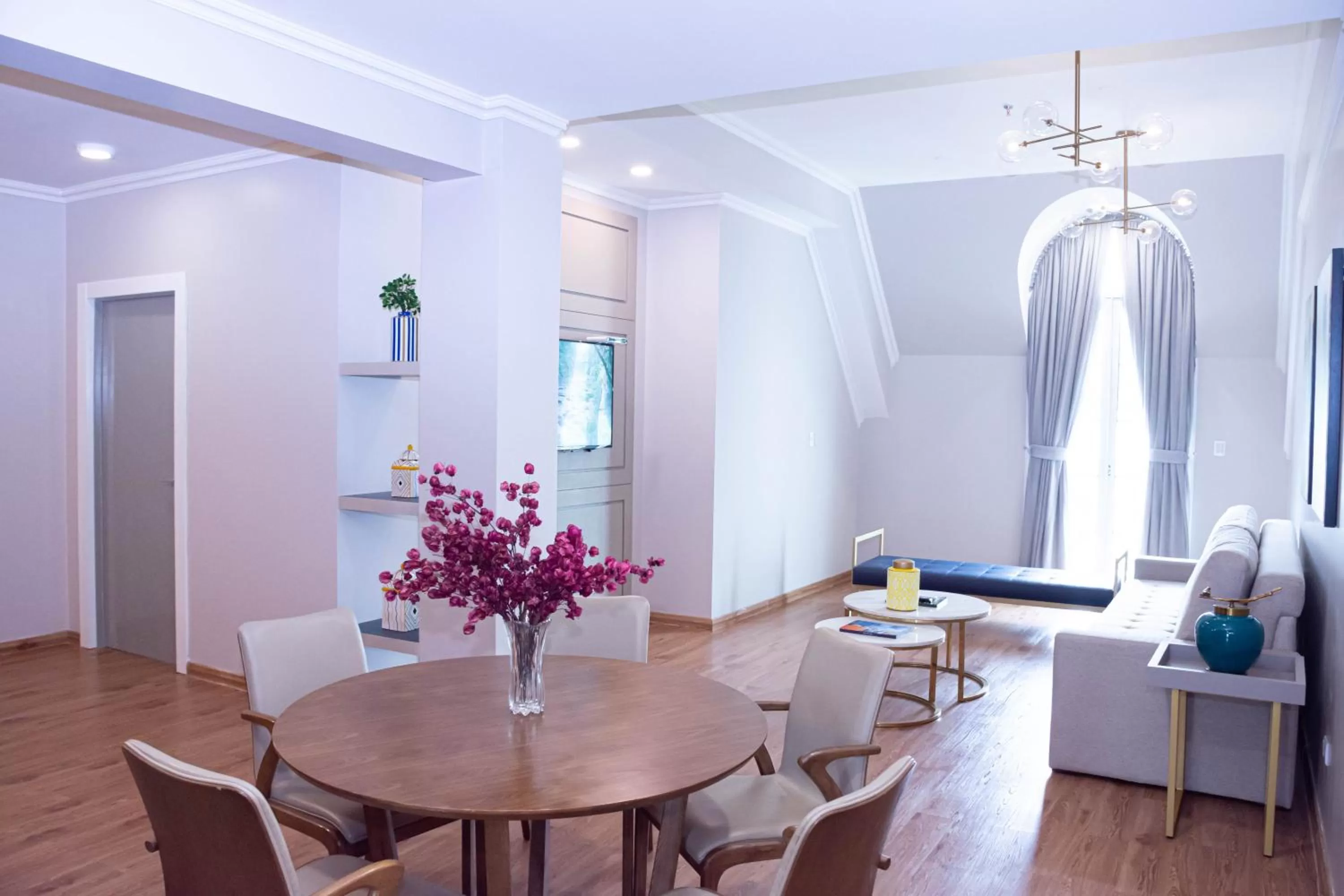 Living room in Bisinii Boutique Hotel