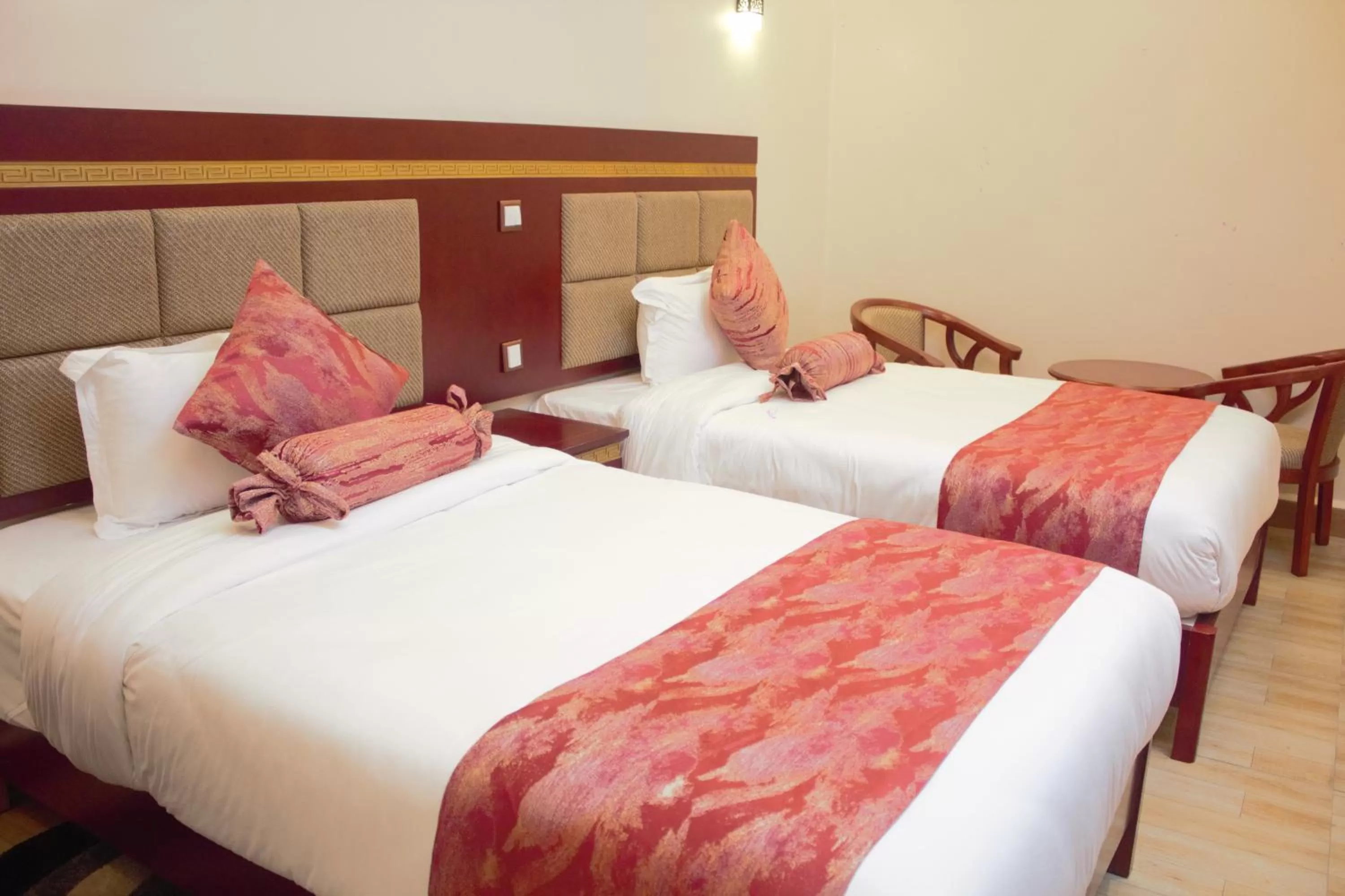 Bed in Vickmark Hotel