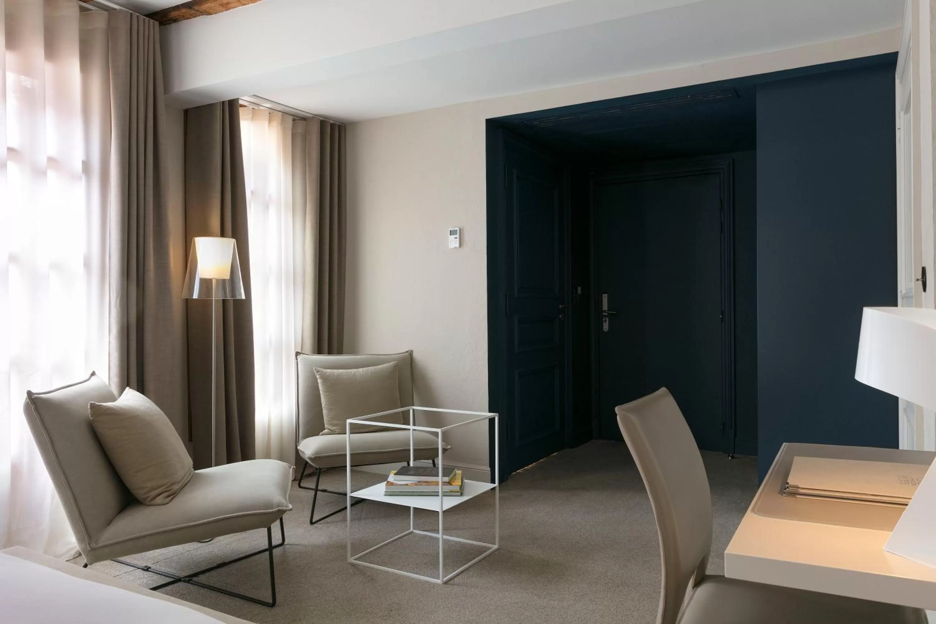 Living room in Relais & Châteaux La Maison Des Têtes