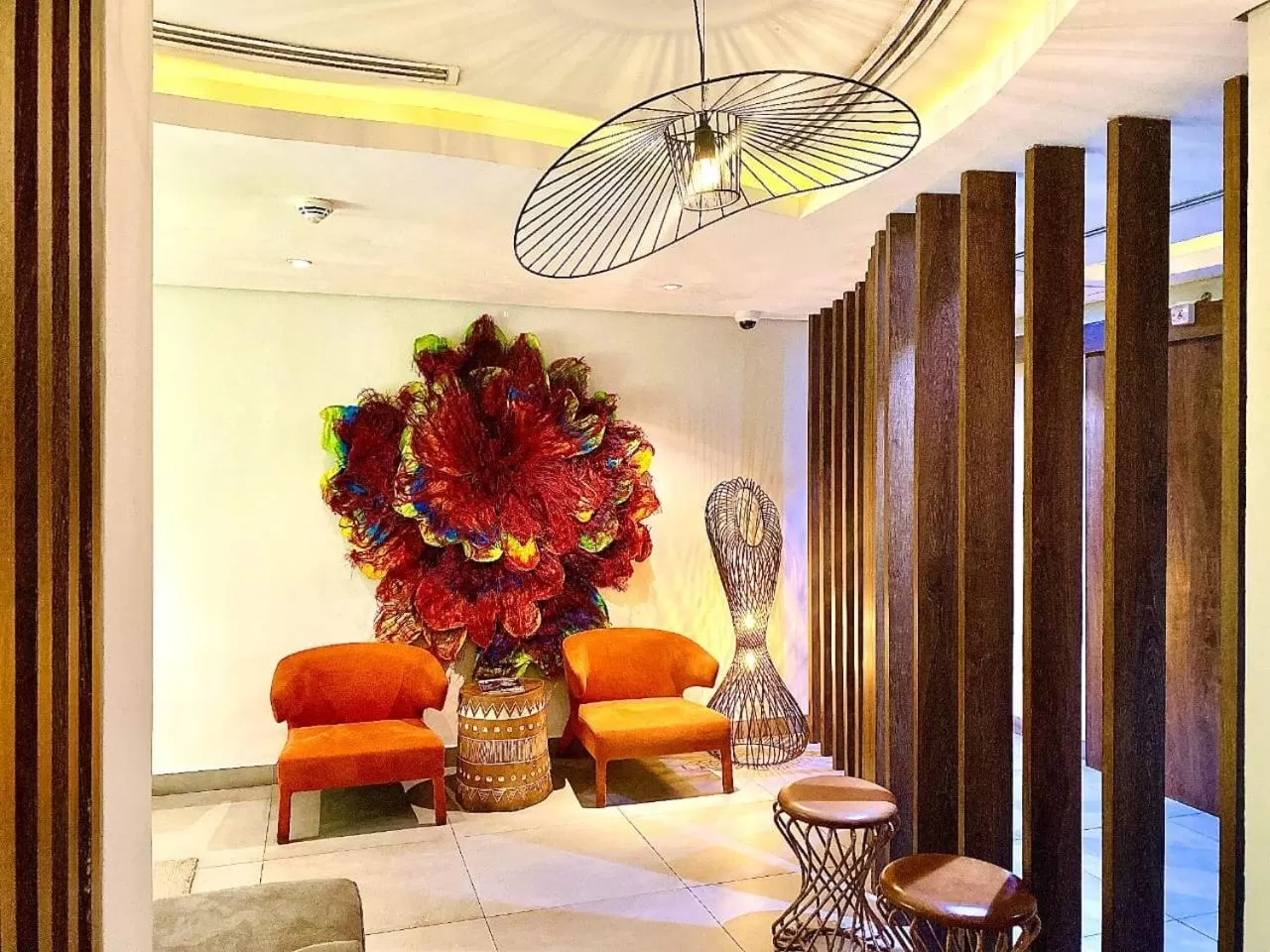 Lobby or reception in The White Orchid Hotel