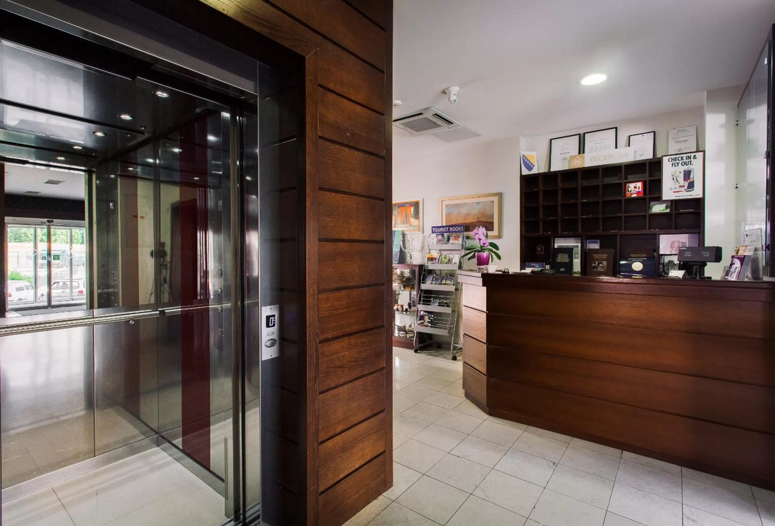 Lobby or reception in Hotel Villa Milas