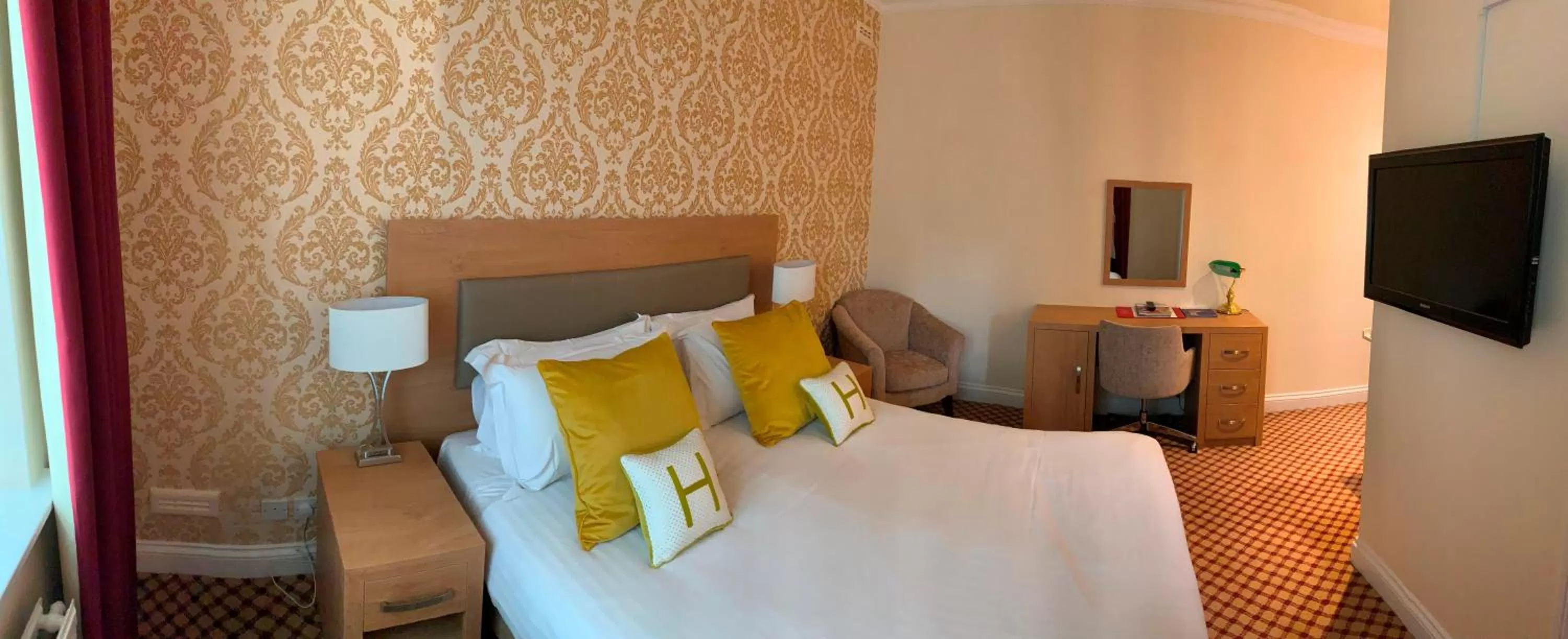 Bed in Haley's Hotel