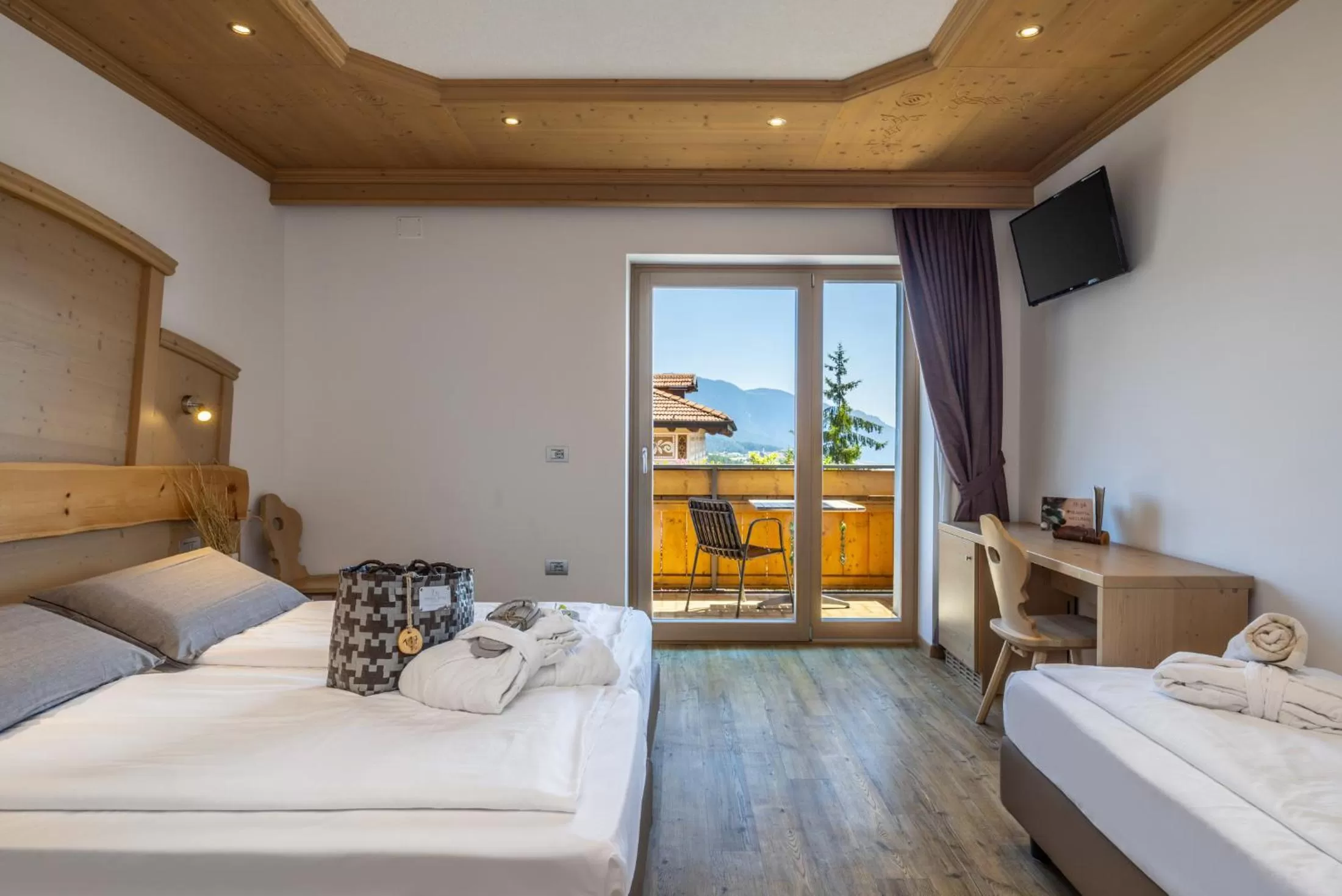 Bed in Miraval Hotel