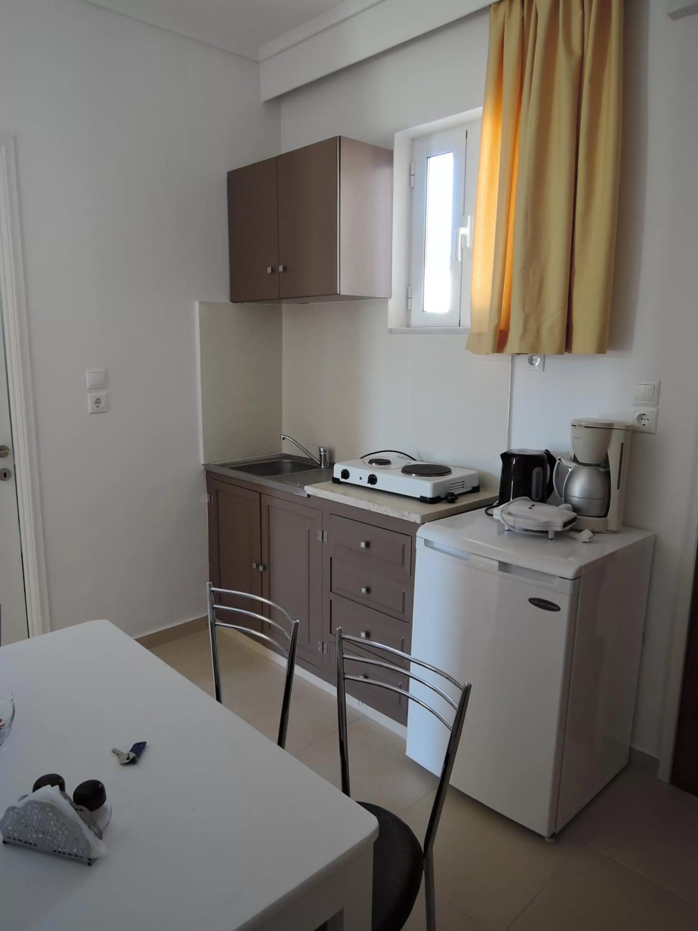 Kitchen or kitchenette in Fantasia Hotel Apartments
