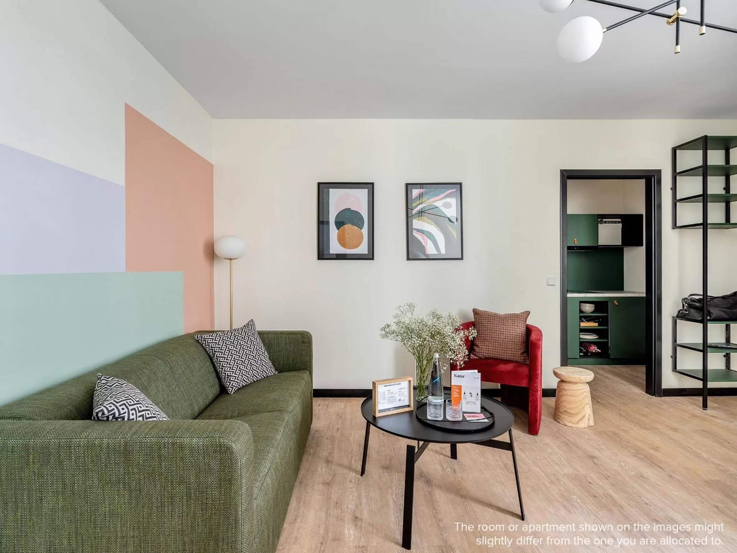 Living room in Numa Berlin Kater