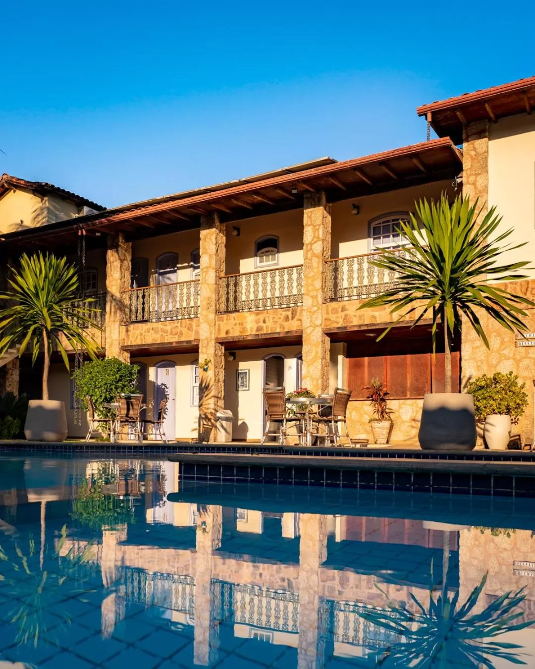 Swimming pool in Pousada Eclipse Paraty