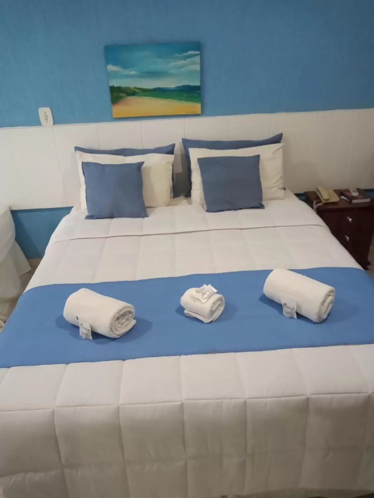 Bed in Acrópolis Marina Hotel