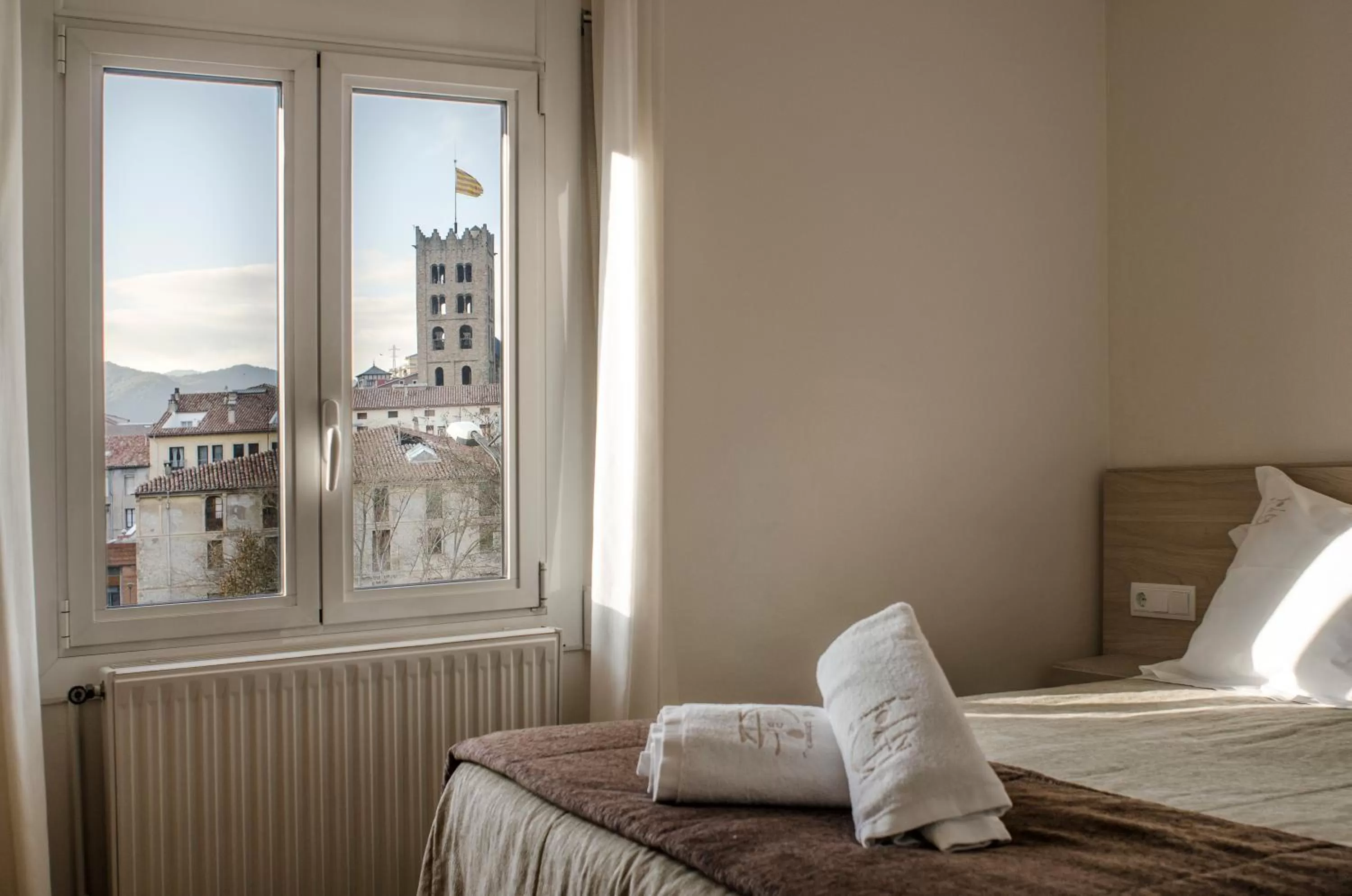 Decorative detail, Bed in La Trobada Hotel Boutique