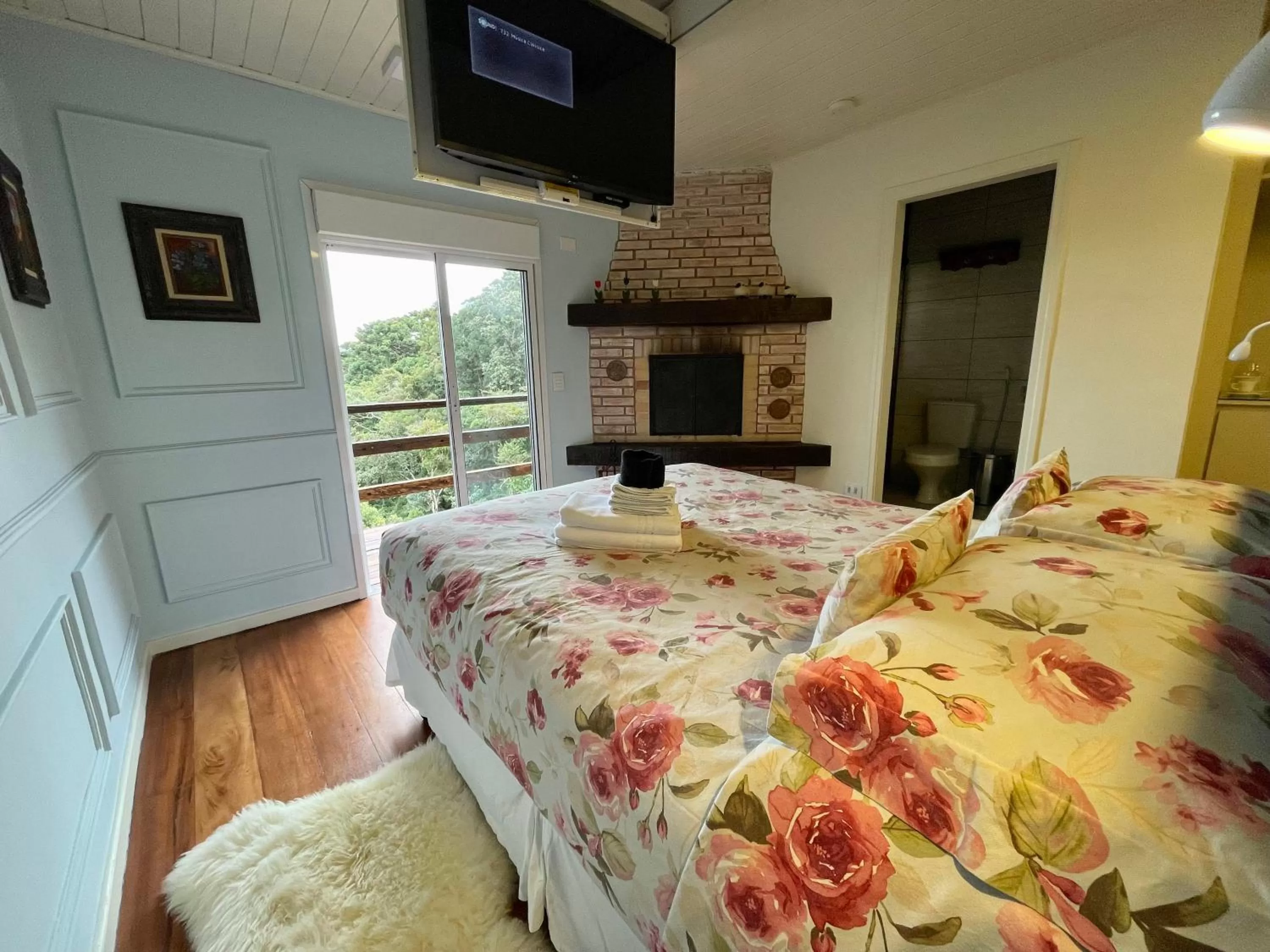 Bed in Pousada Alto Da Boa Vista