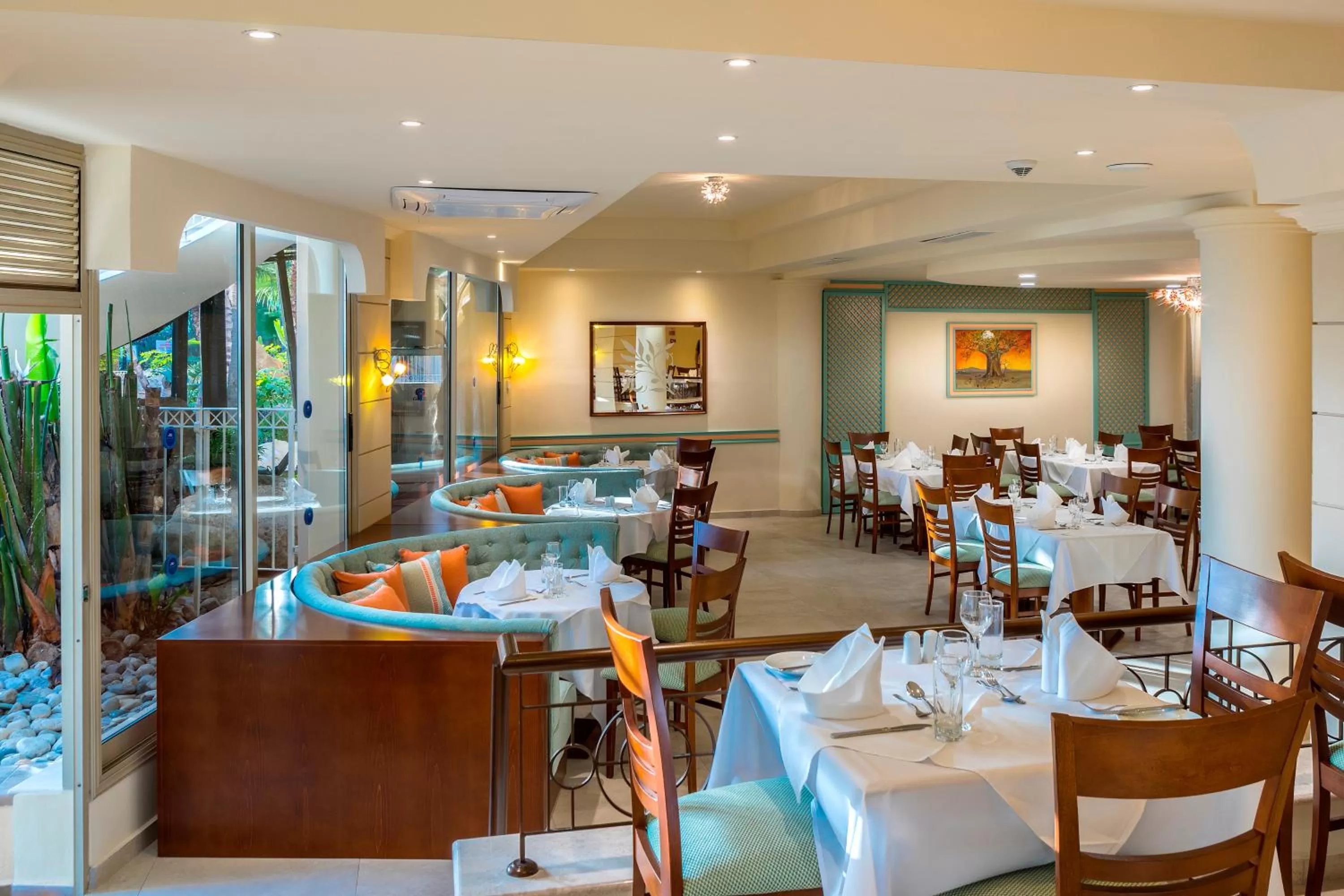 Breakfast in Aquamare Beach Hotel & Spa