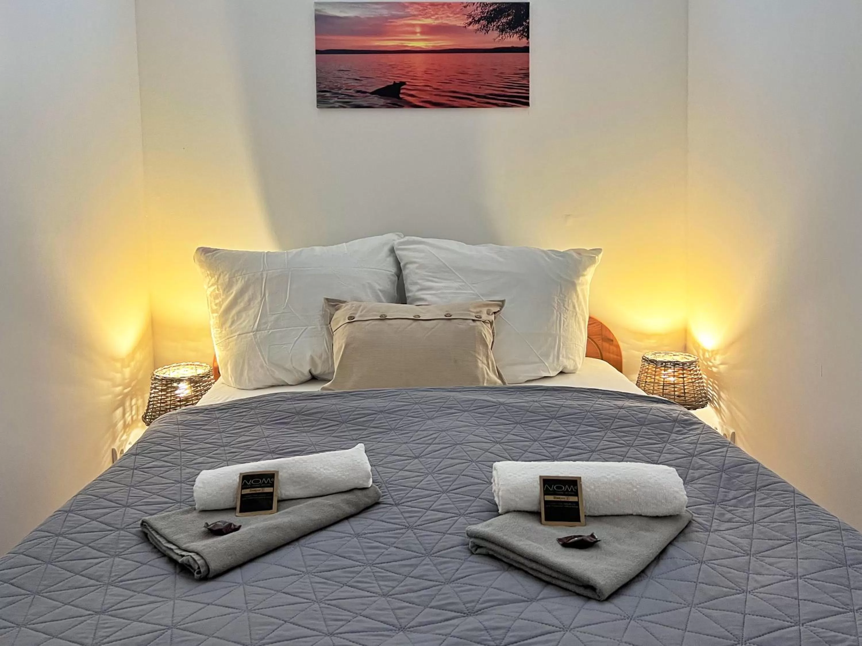 Bed in Landlust Hotel