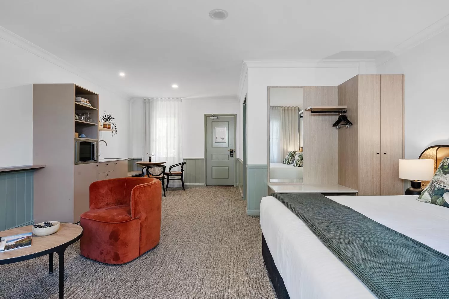 Bed in Wildes Hotel Kangaroo Valley