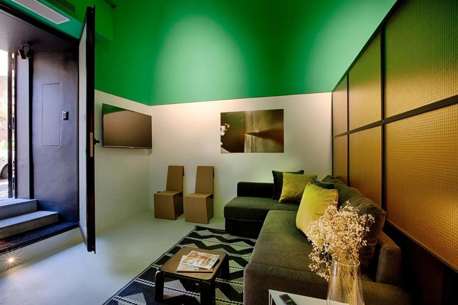 Living room in Casa Pacifico Napoli