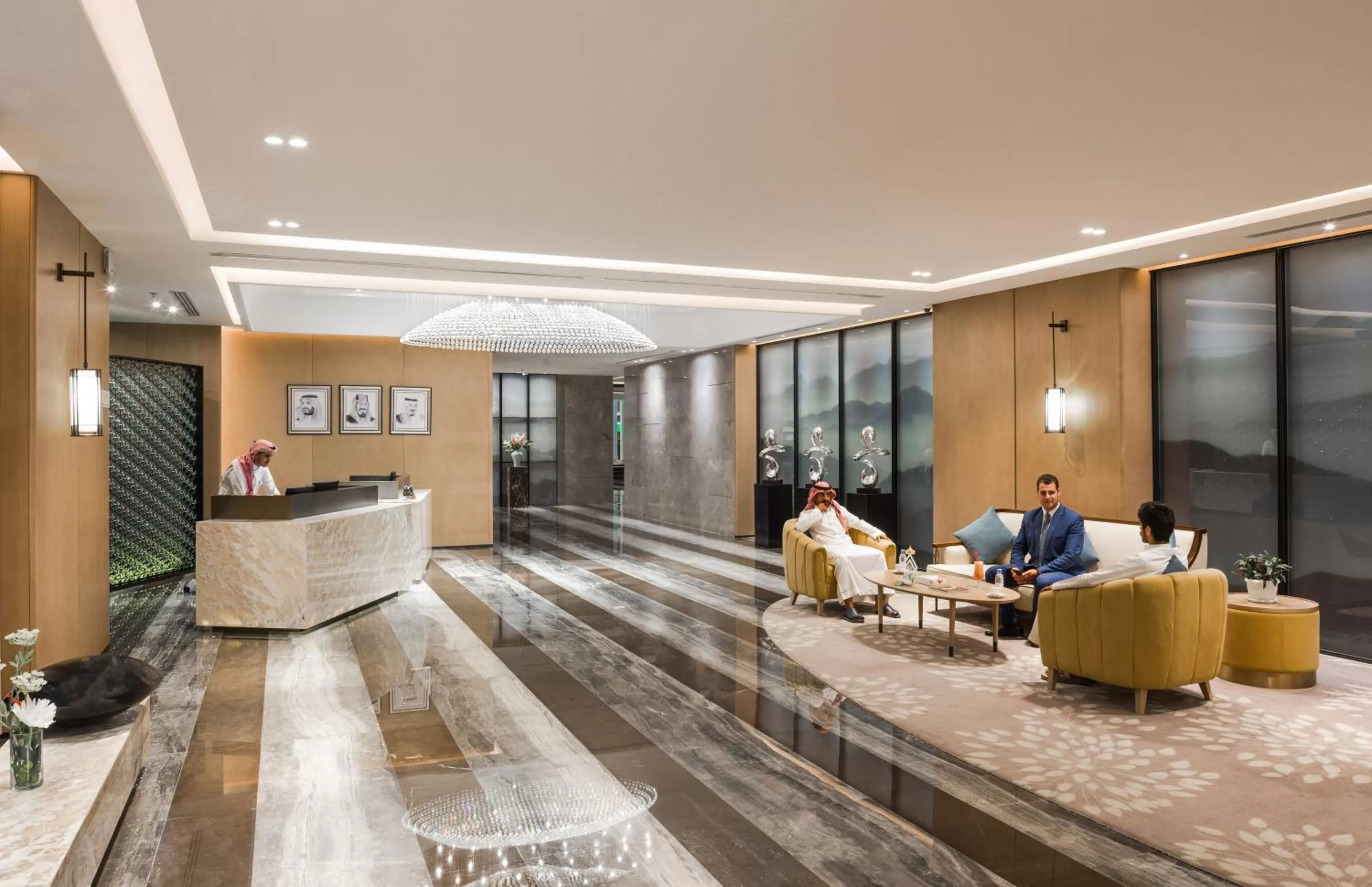 Staff in Aber Al Munsiyah