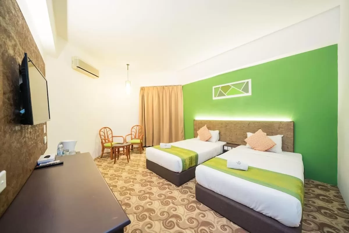 Bed in De Greenish Village Langkawi