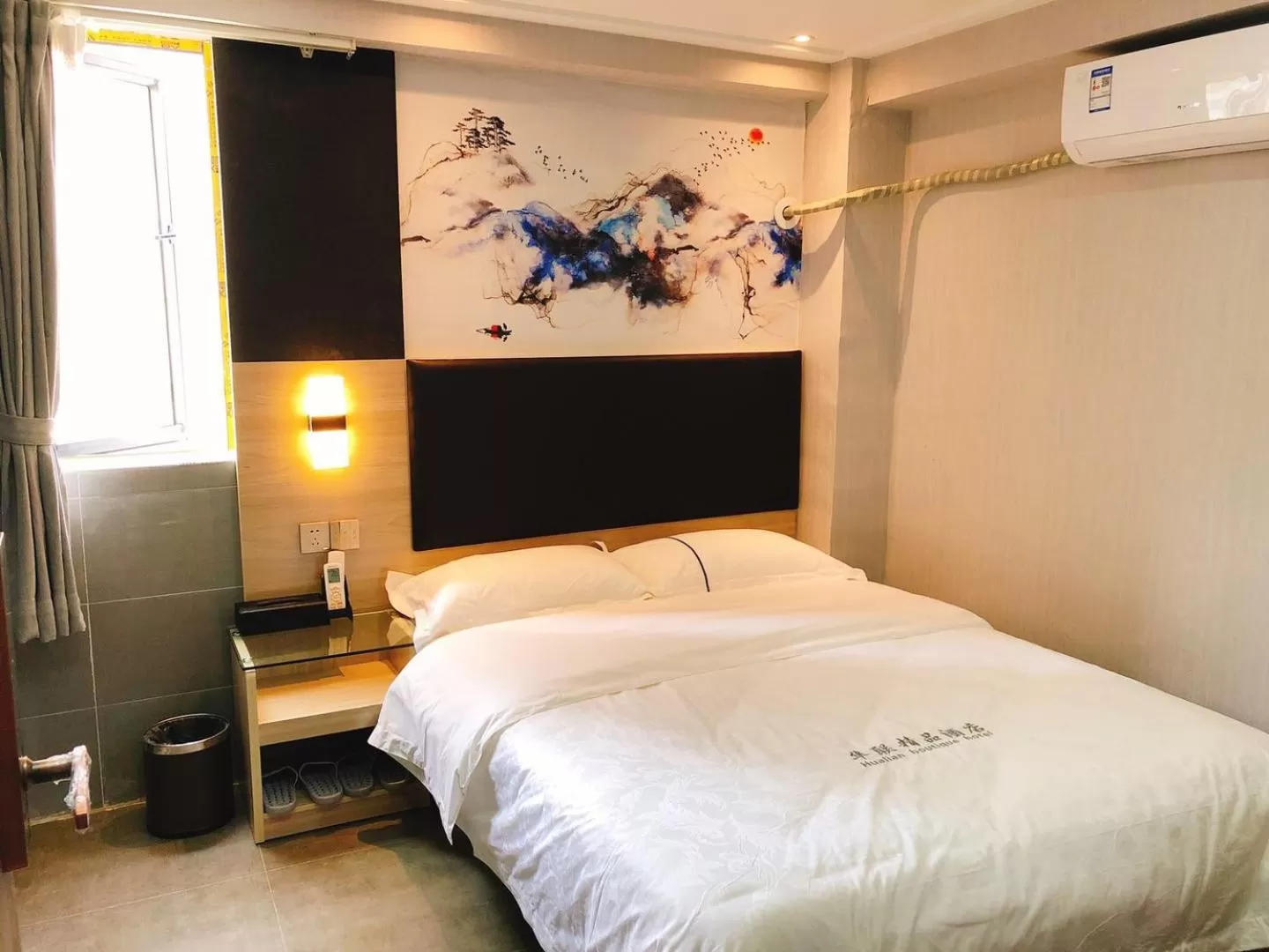Bed in Shenzhen Hualian Boutique Hotel