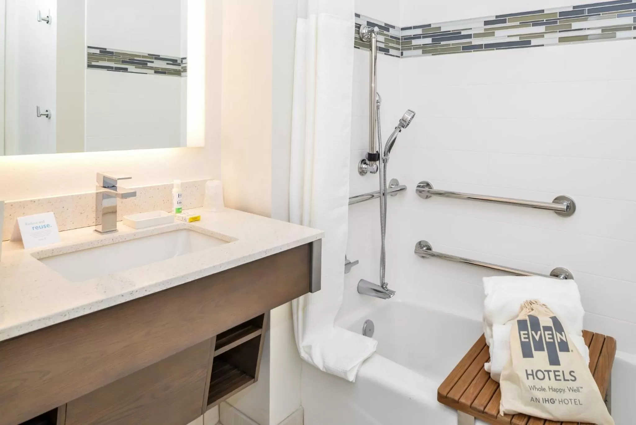 Bathroom in EVEN Hotel Eugene by IHG