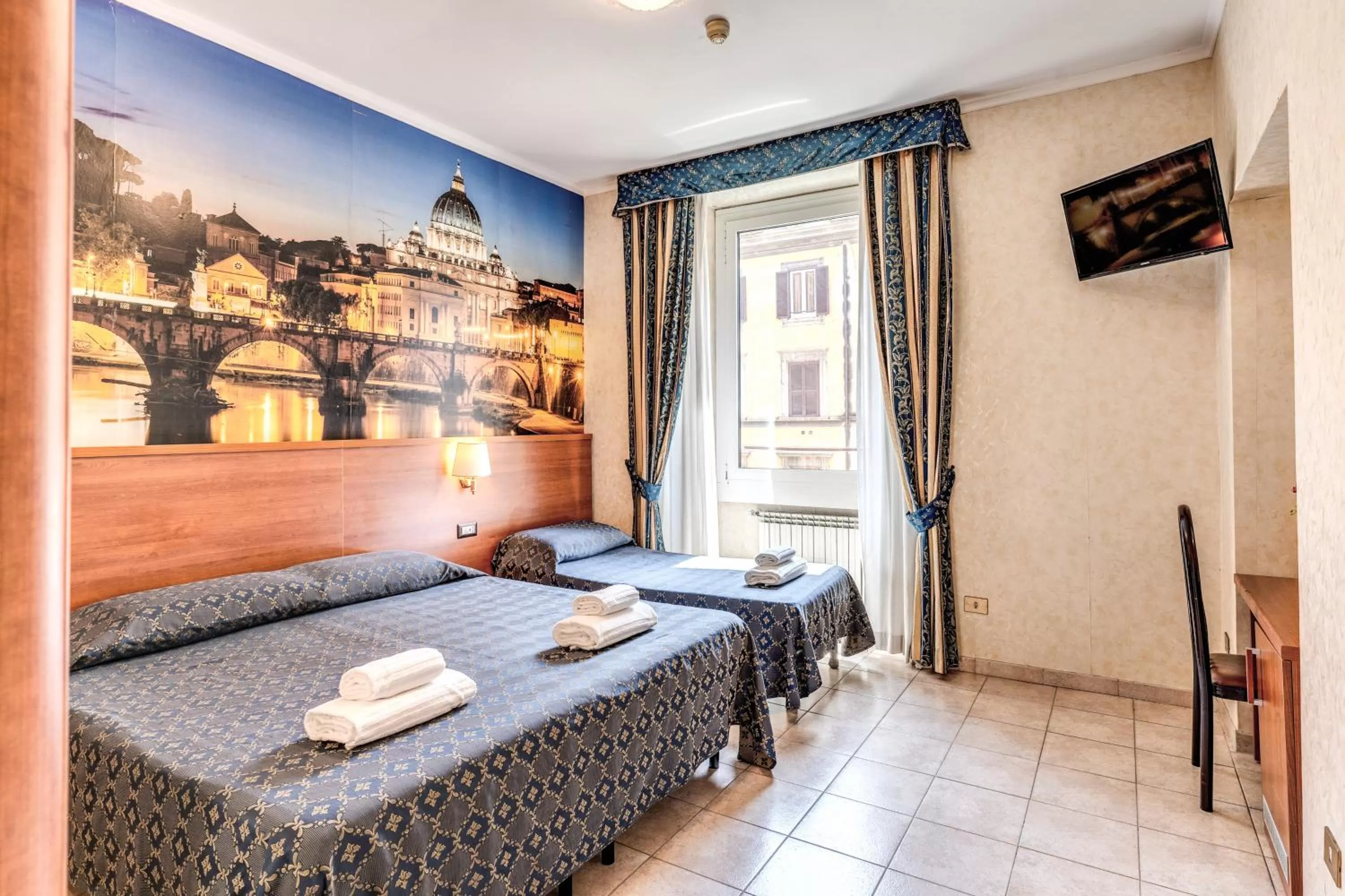 Bed in Hotel Orlanda