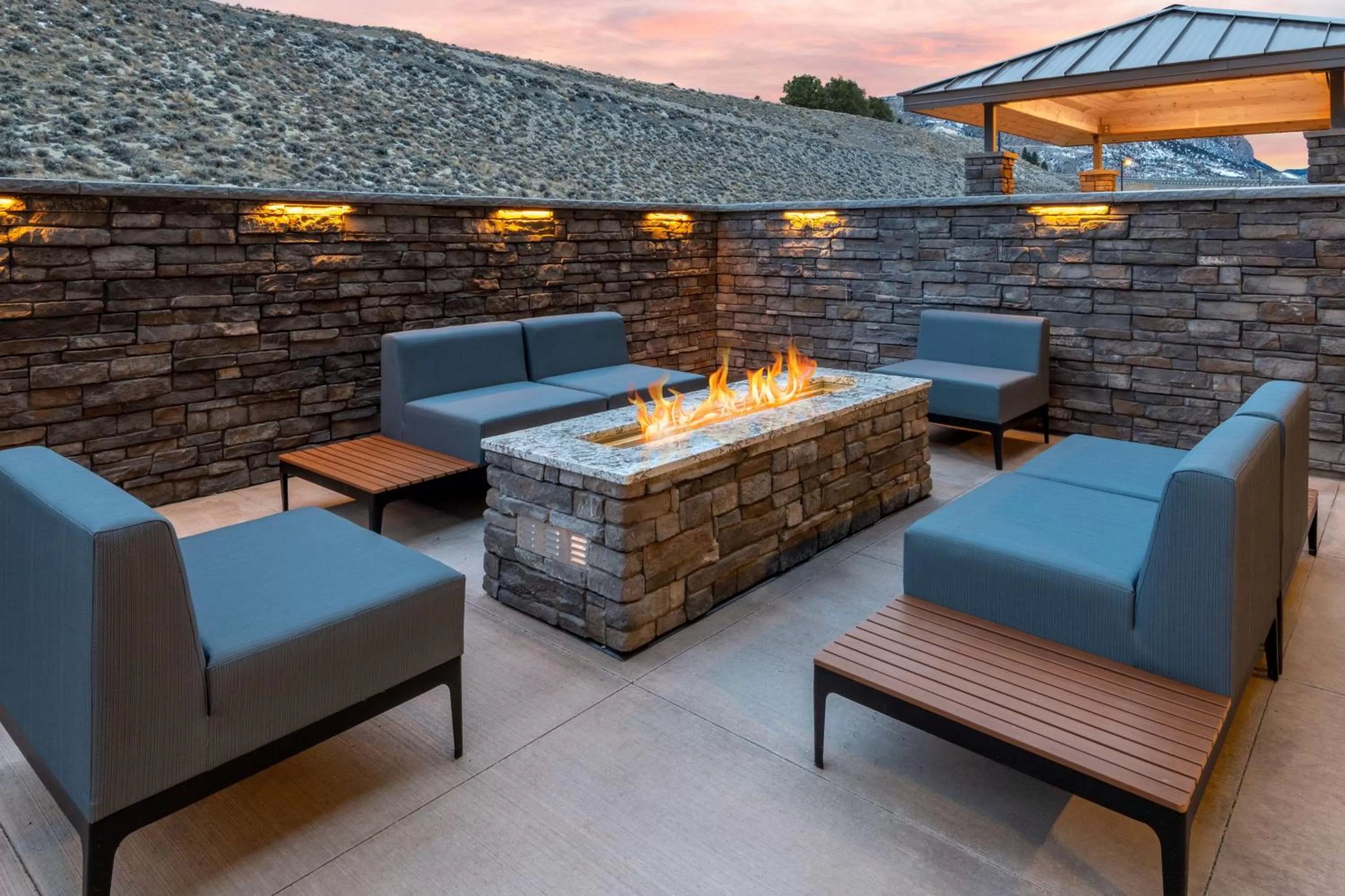 Patio in Hampton Inn & Suites Cody, Wy