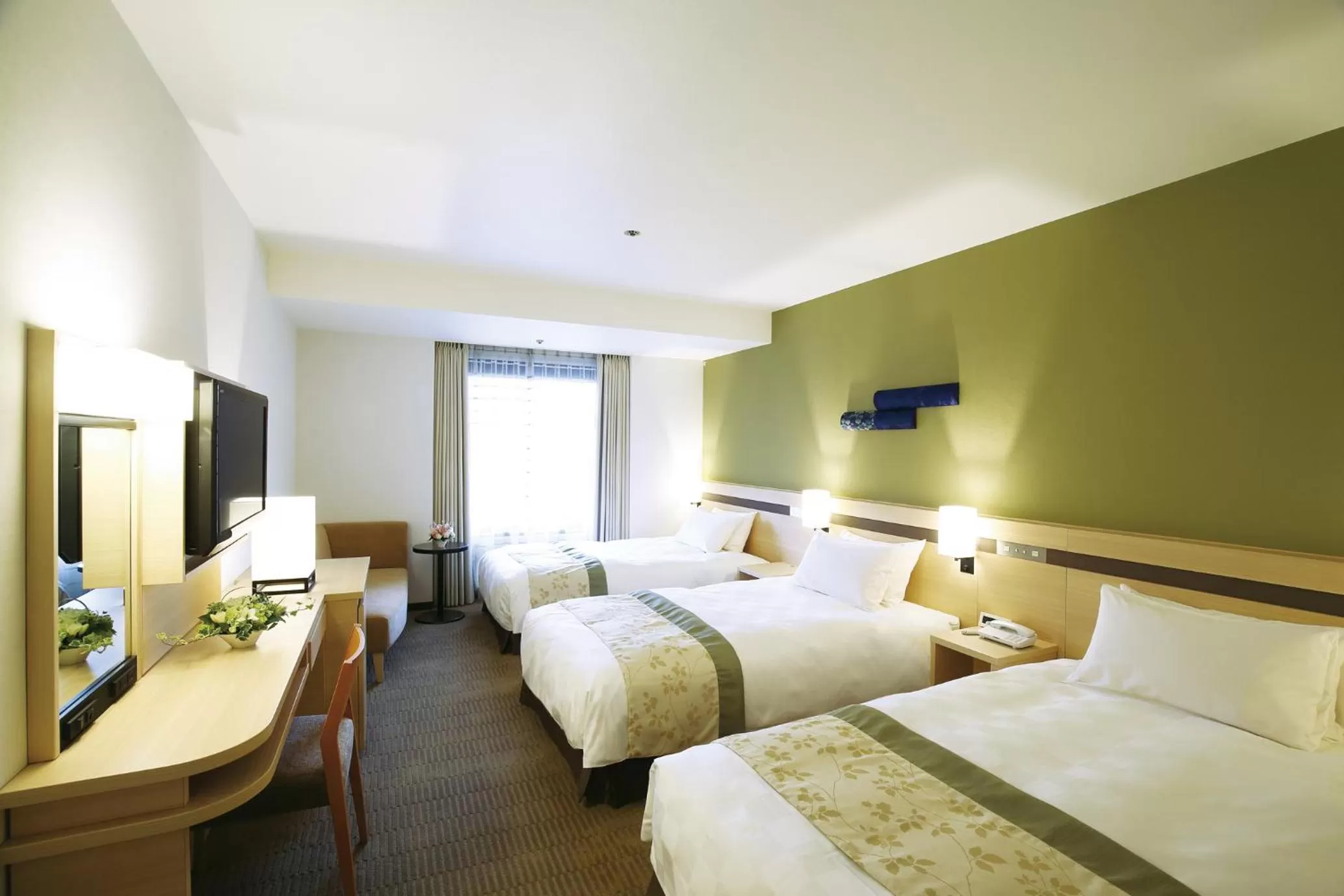 Bed in Karasuma Kyoto Hotel