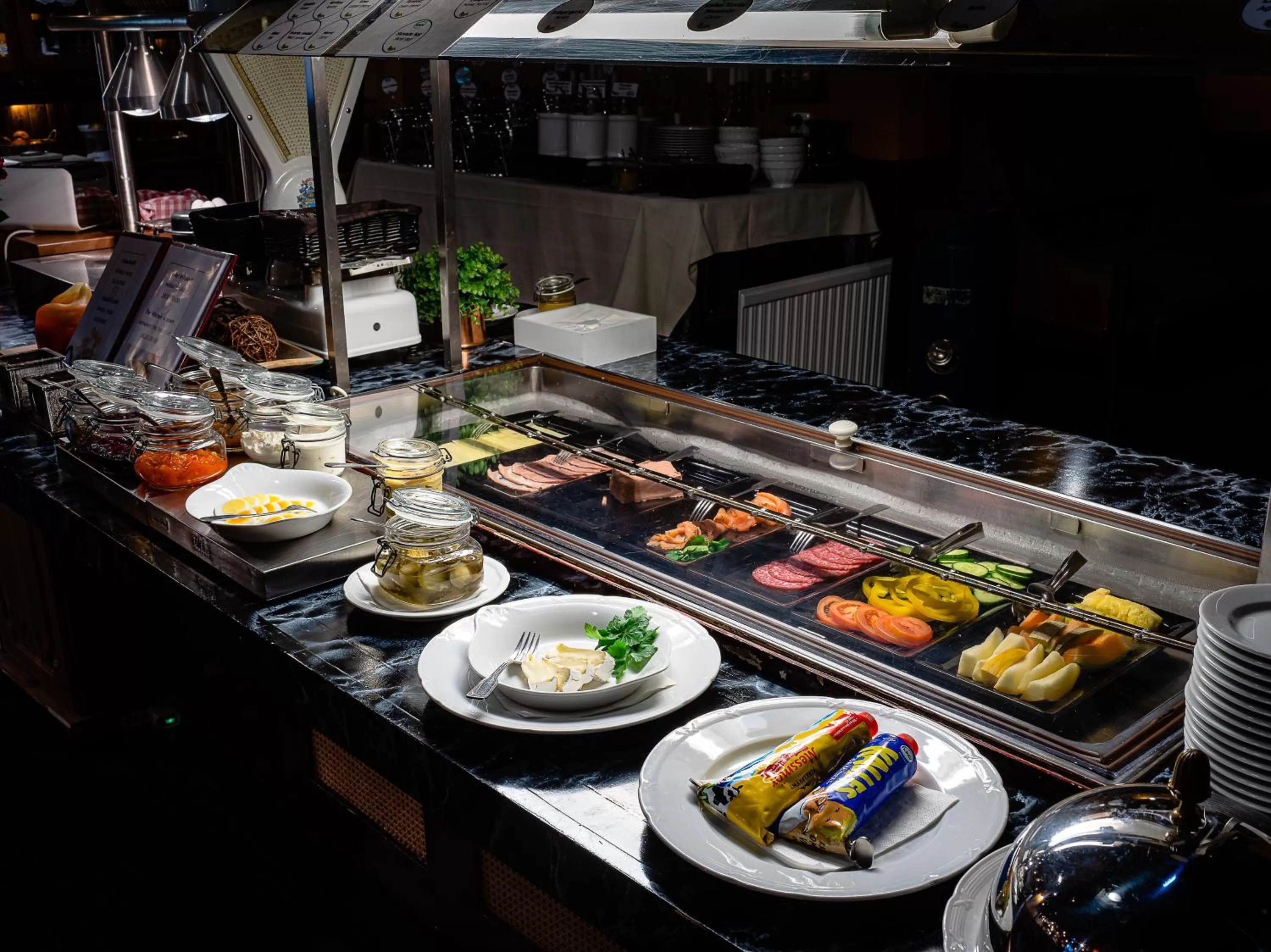 Buffet breakfast in Fagersta Wärdshuset C. Dickens