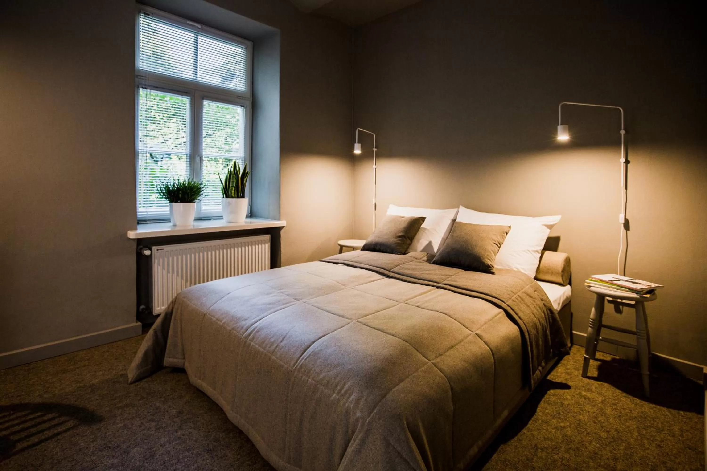 Bed in Apartamenty Browar Perła - Perła Brewery Apartments