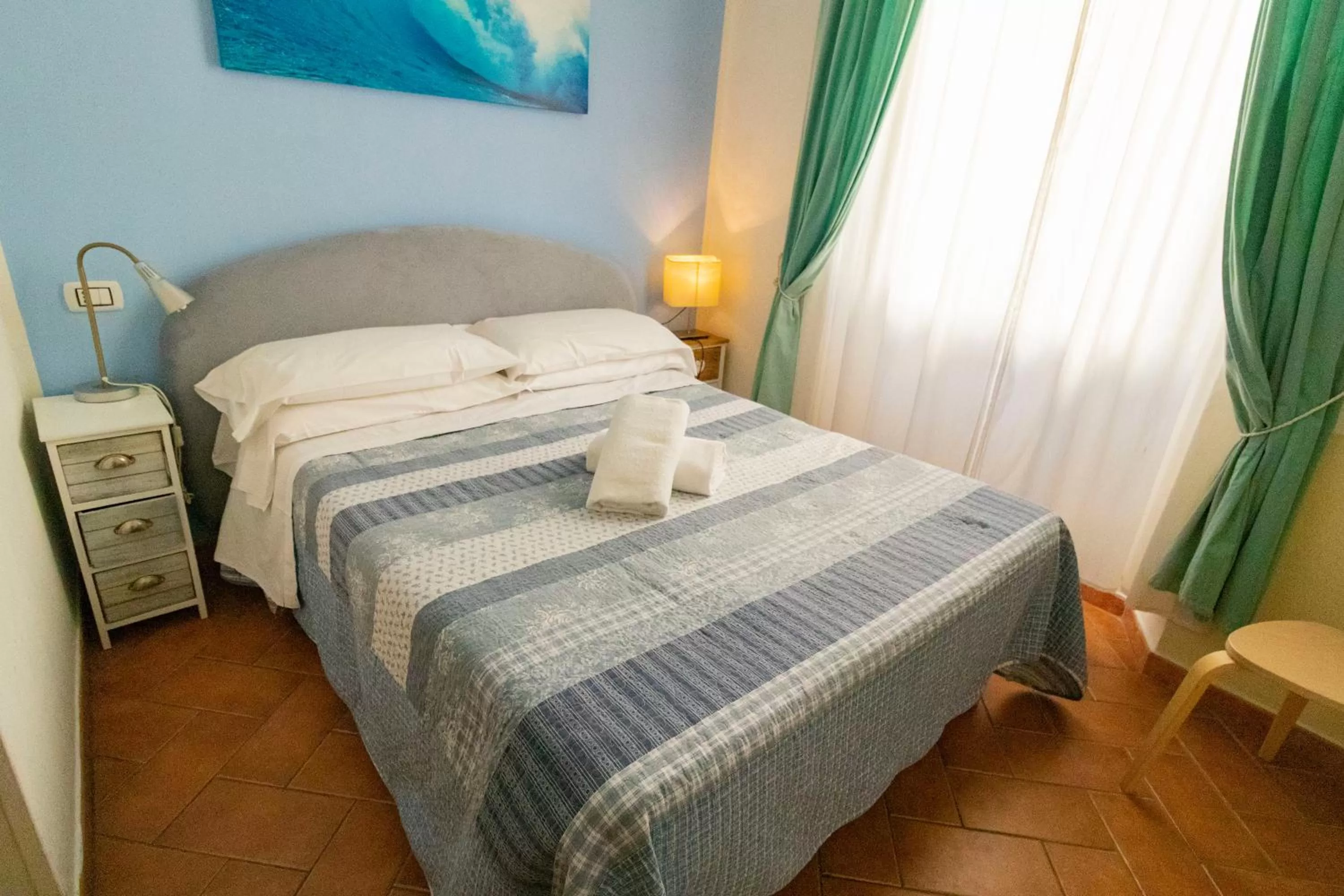 Bed in Cicerone Guest House