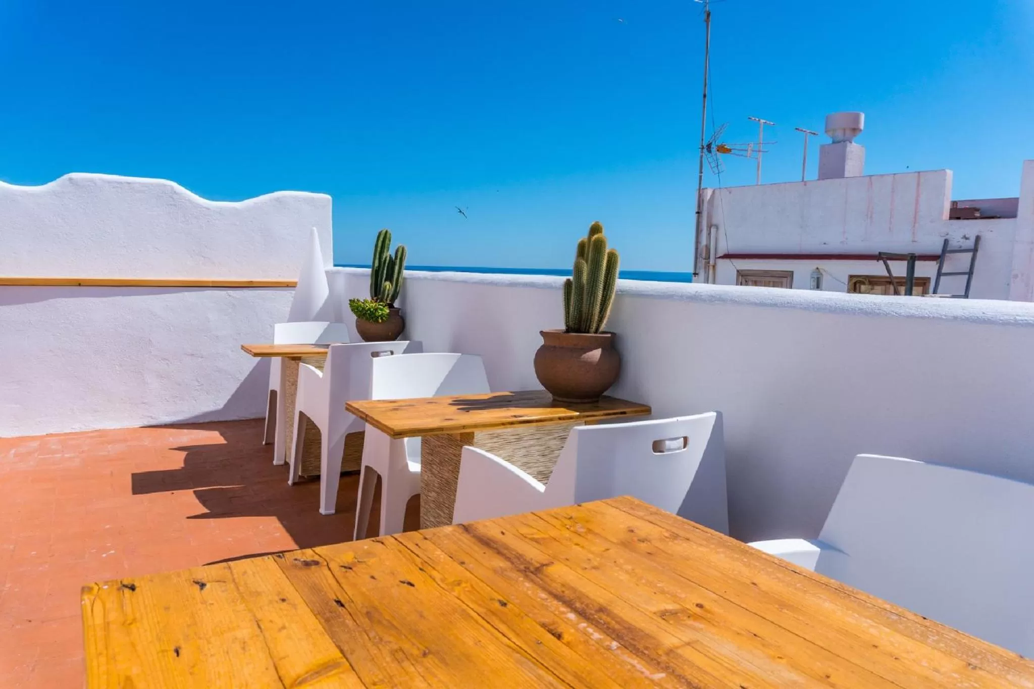 Balcony/Terrace in Blancos Rooms Hotel