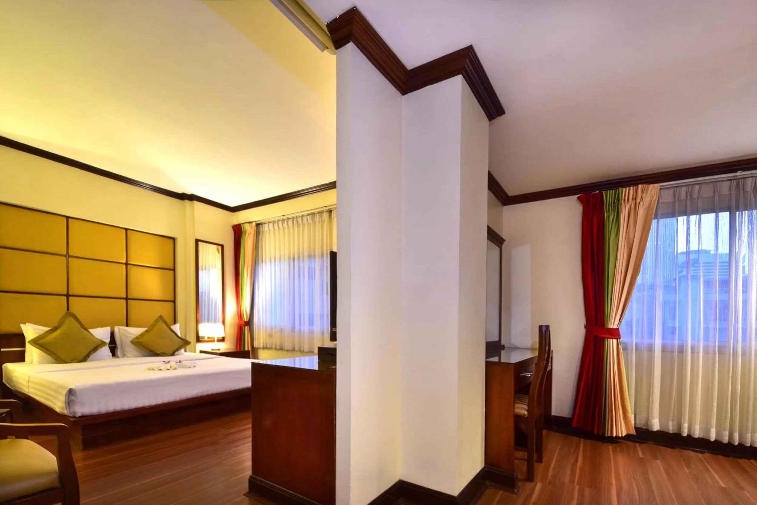 Bedroom, Bed in Grand Business Inn