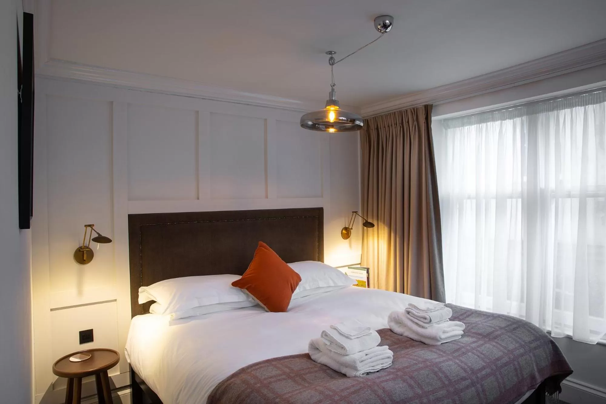 Bed in The Black Bull Inn