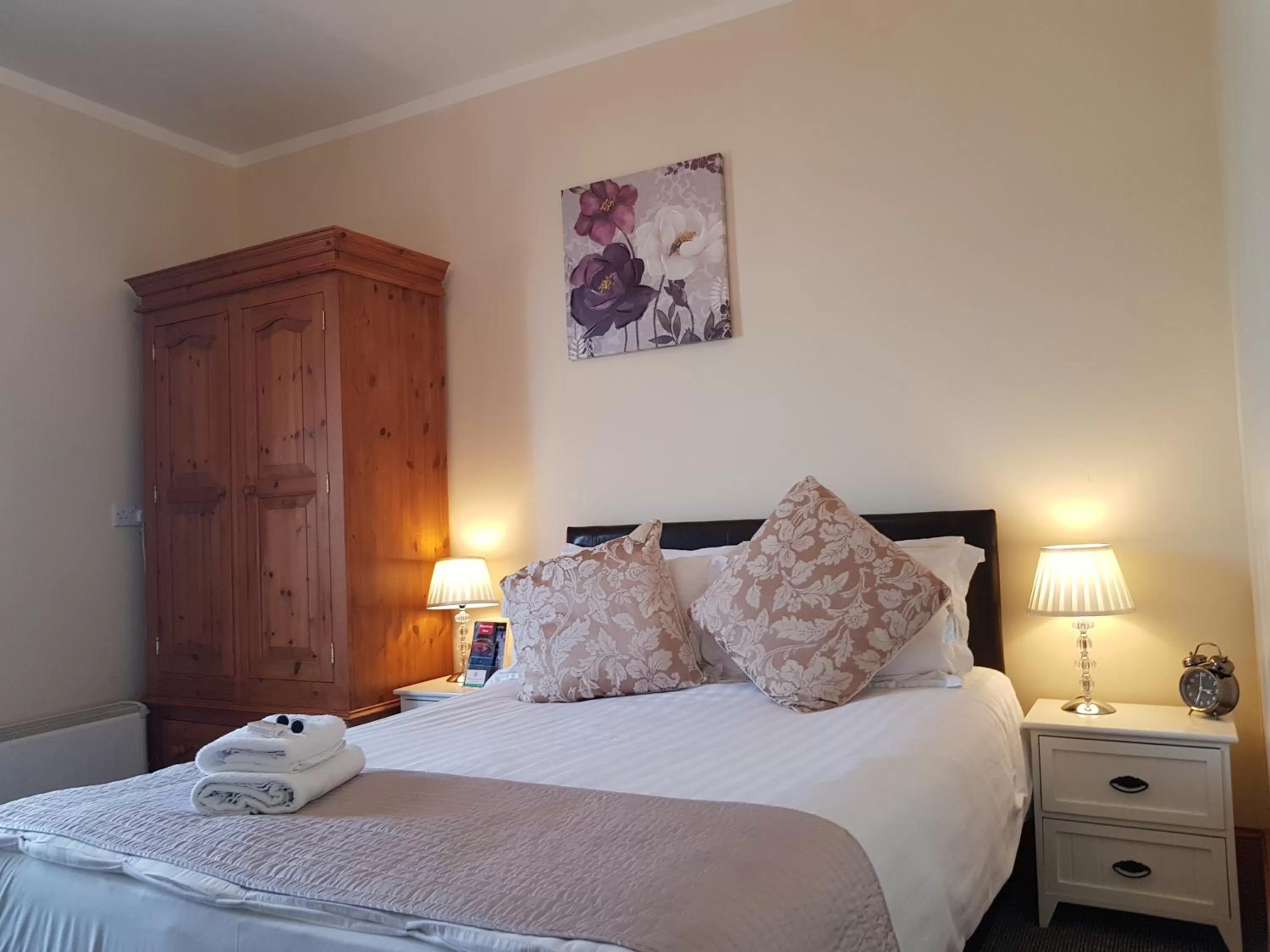 Bed in Waterfront Hotel