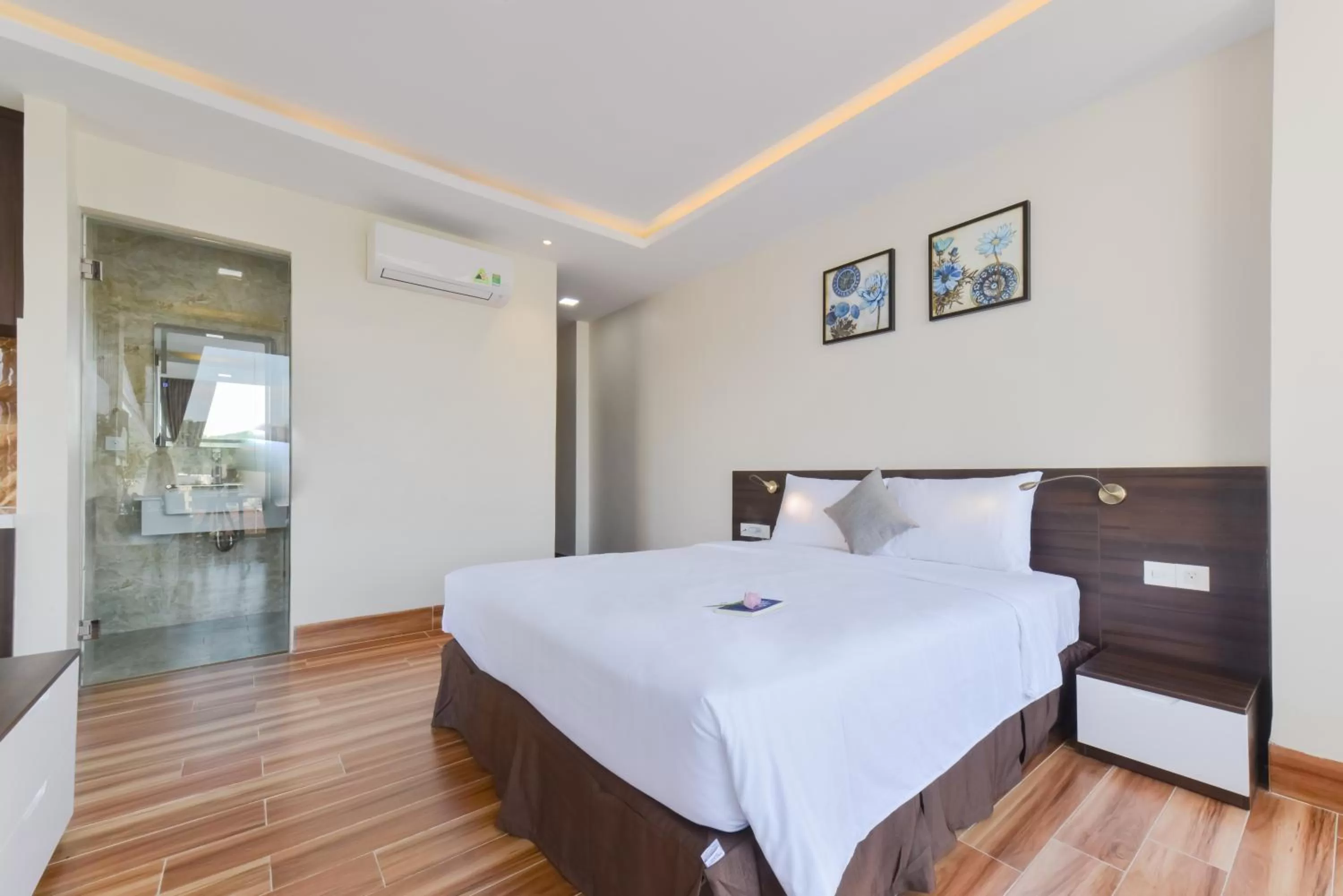 Bed in Yen Vang Hotel & Apartment Nha Trang