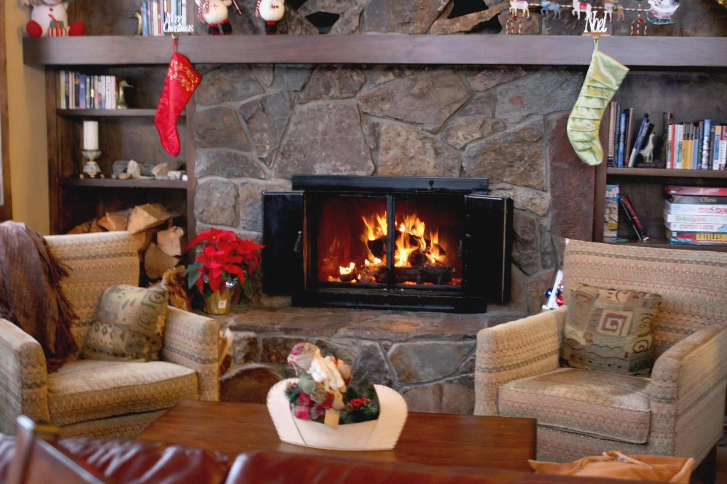 Lobby or reception, TV/Entertainment Center in Duck Inn Lodge