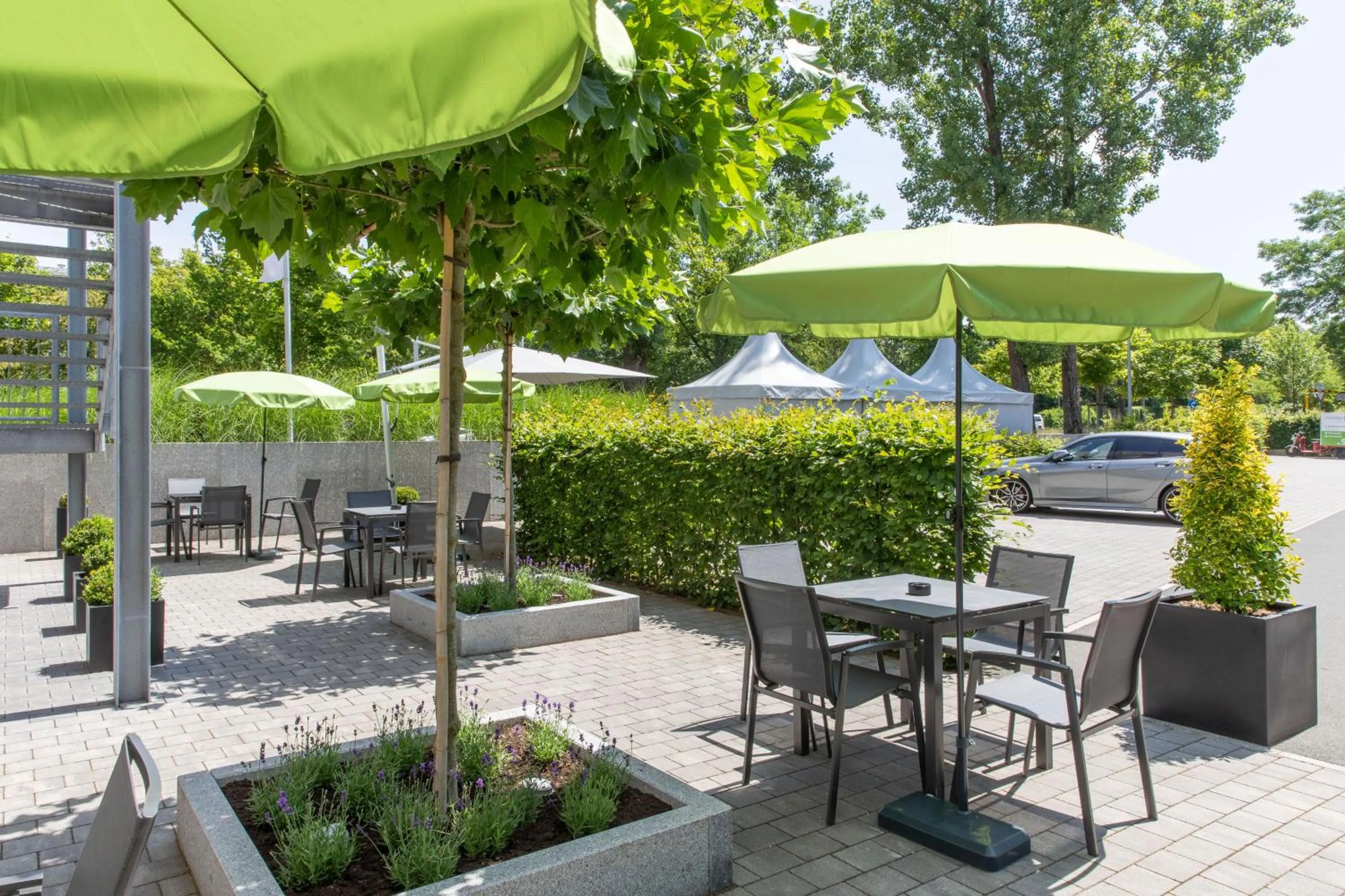 Patio in numberOne Hotel