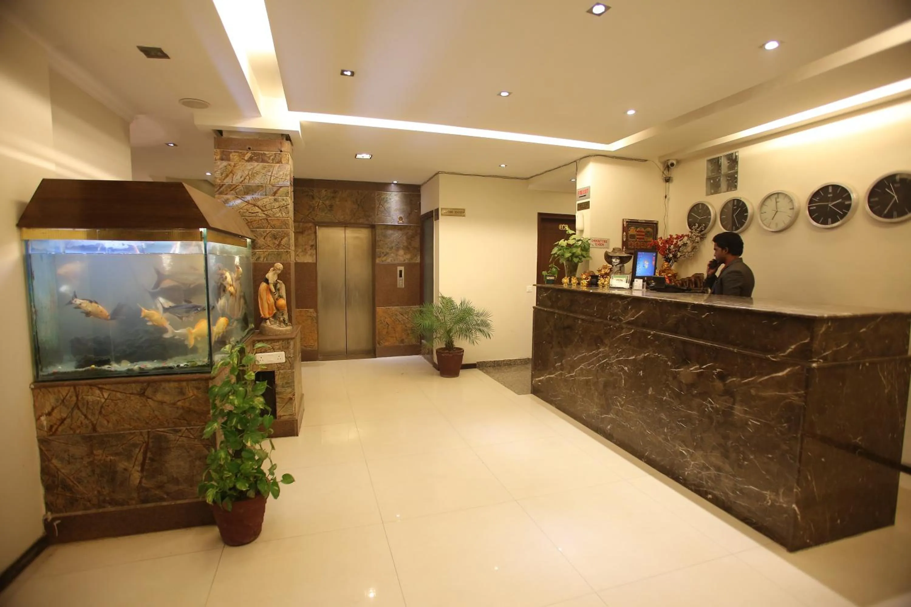 Lobby or reception in Hotel City Premier - Near Galleria Market , Super Mart-1 DLF Gurgaon