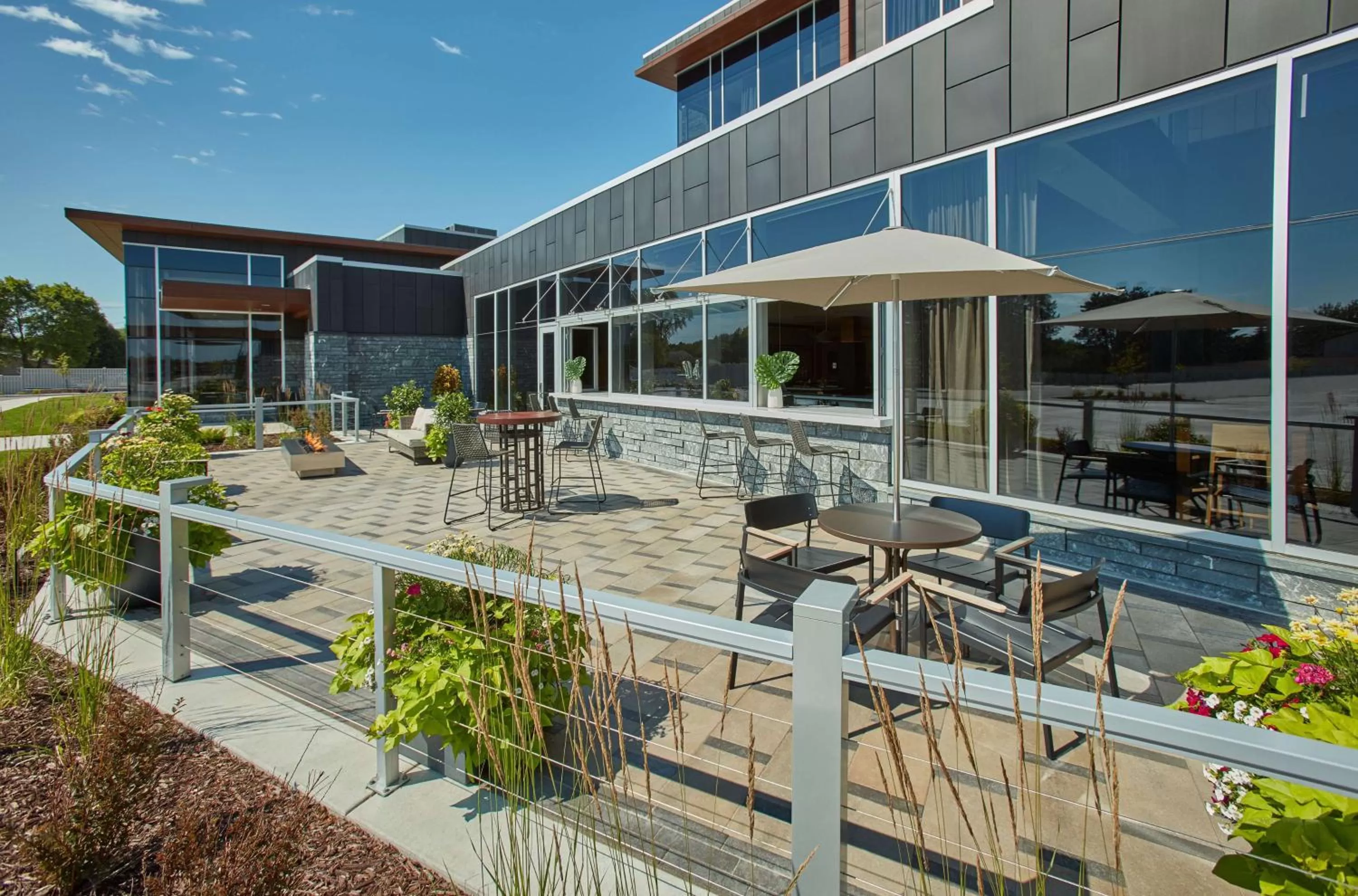 Patio in Hilton Garden Inn Wausau, WI