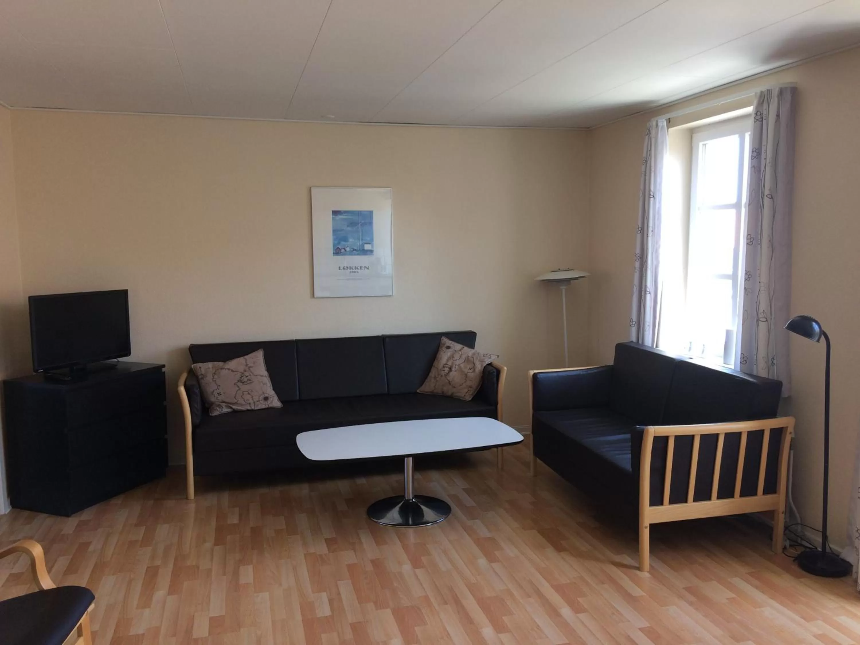 Living room in Løkken Badehotel Apartments