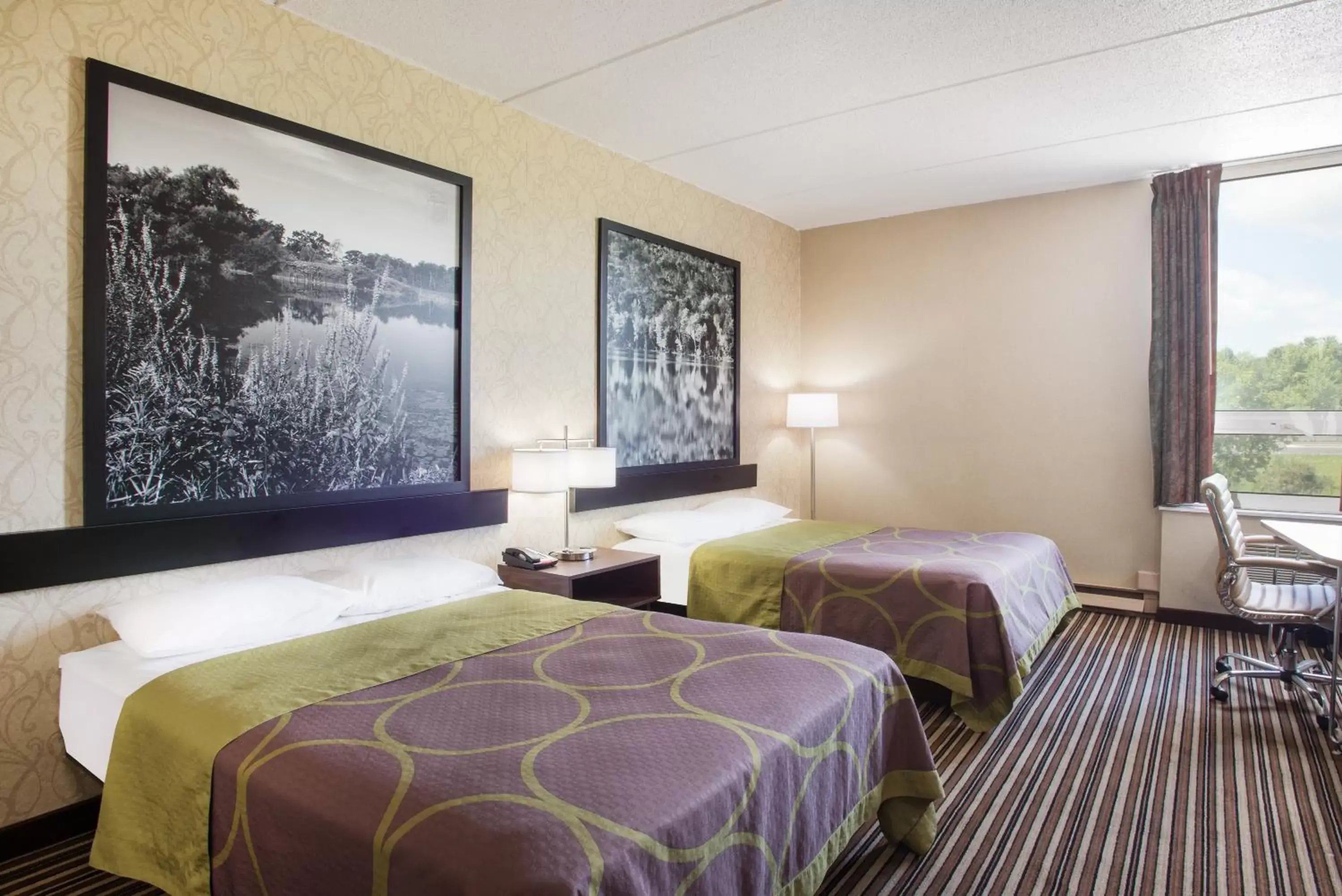 Double Room - Disability Access/Non-Smoking in Super 8 by Wyndham Plattsburgh Double Room - Disability Access/Non-Smoking in Super 8 by Wyndham Plattsburgh