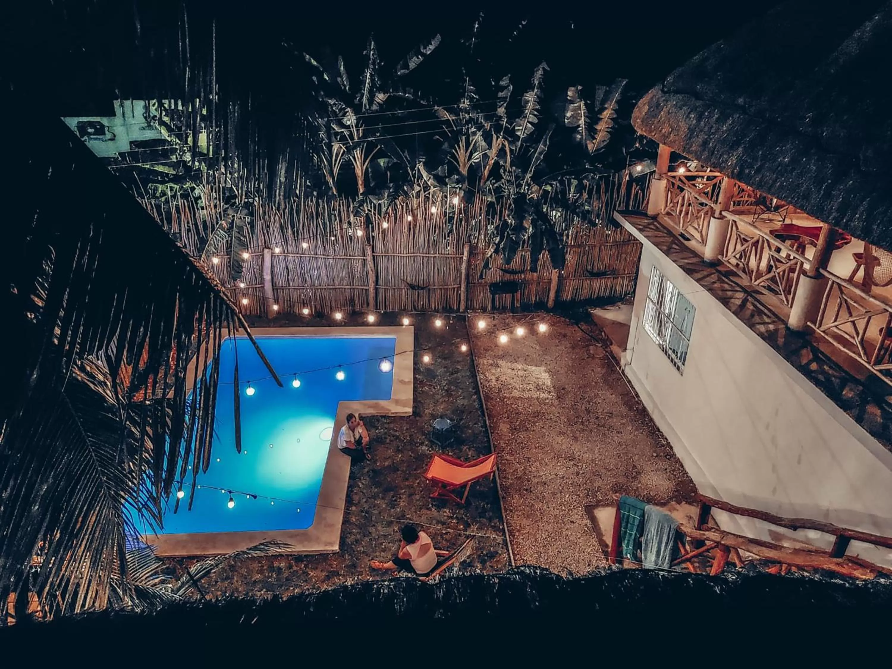 Swimming pool in Hotel Xa´an Bacalar