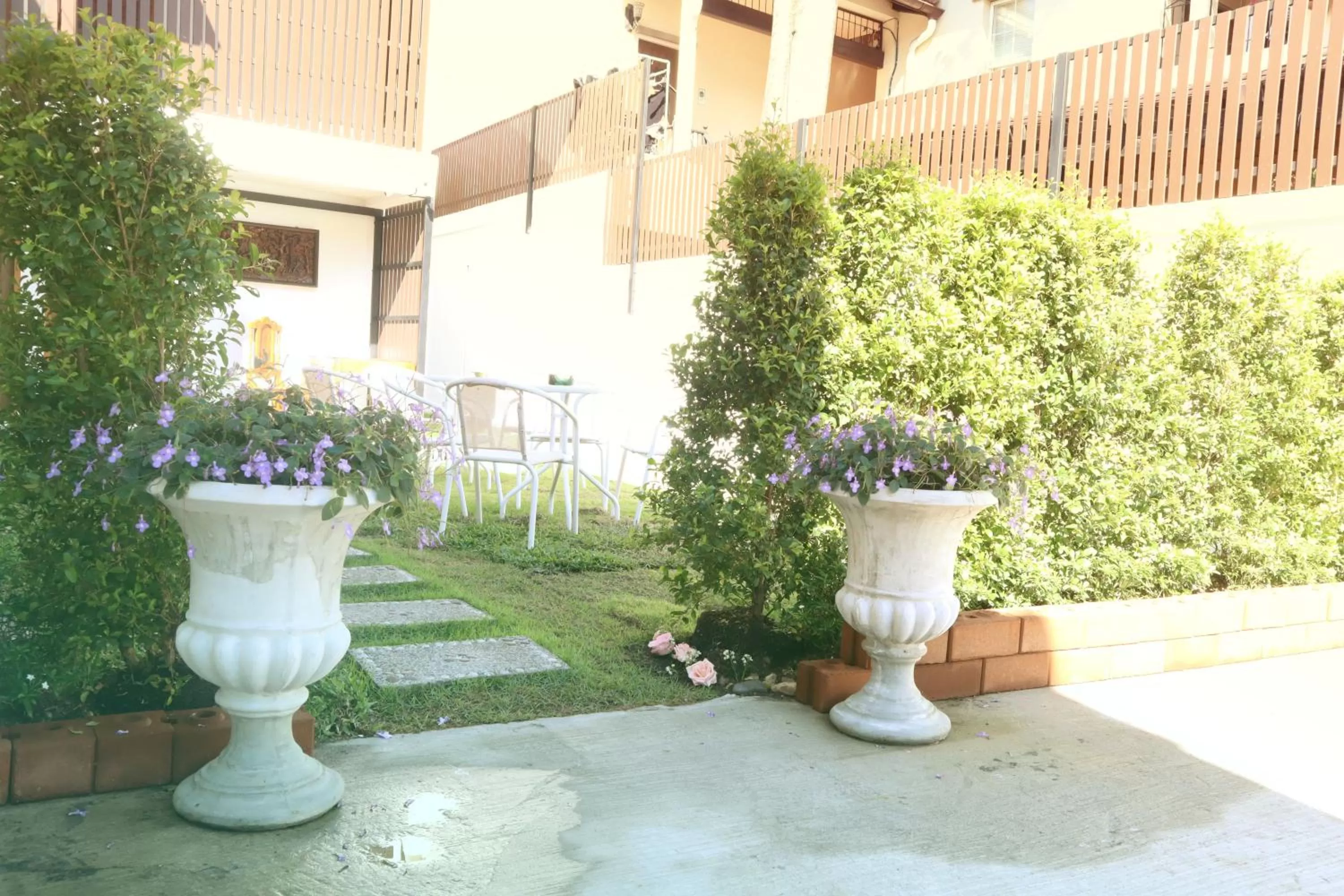 Garden in Chiang Mai Heritage House