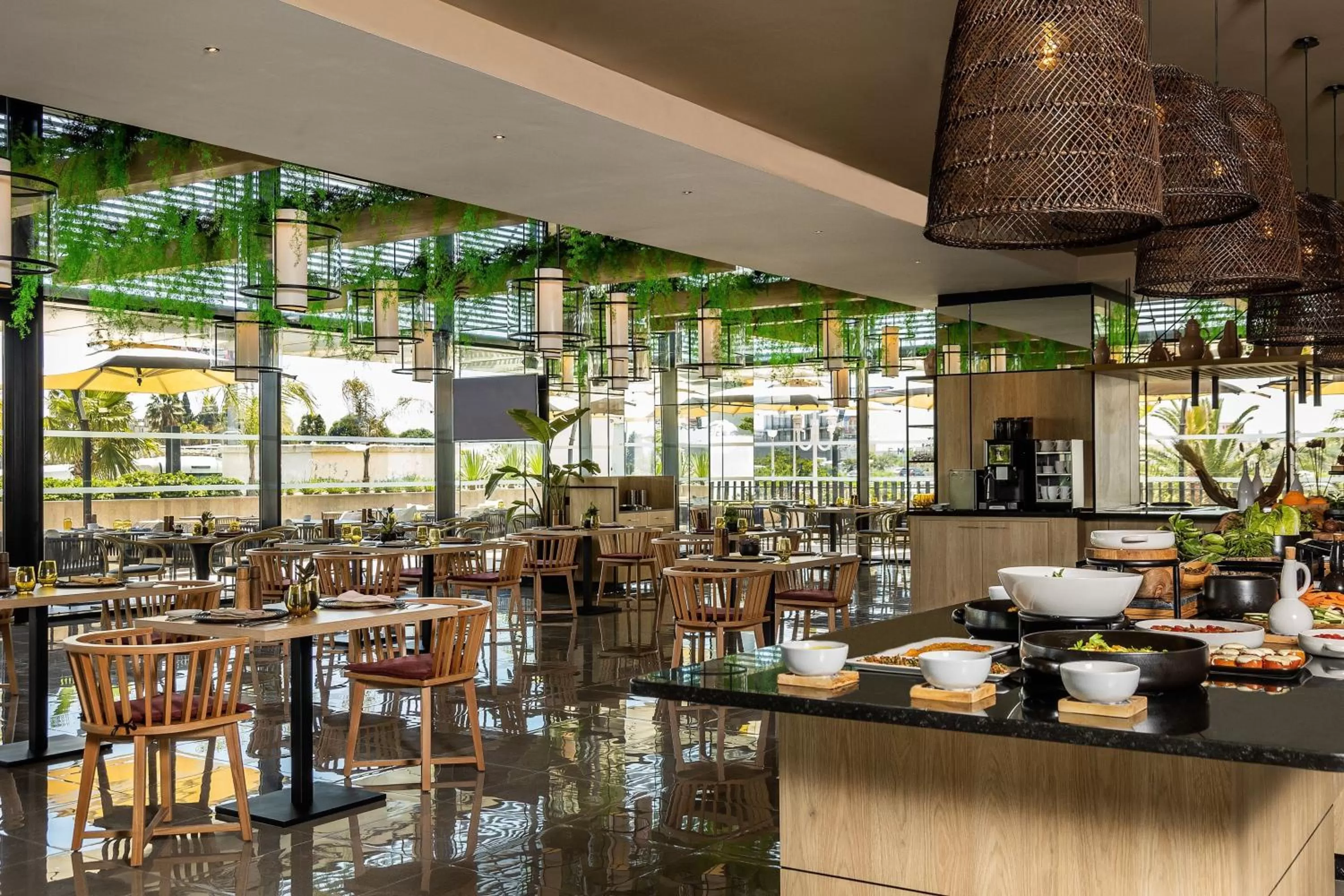 Restaurant/places to eat in Tunis Marriott Hotel