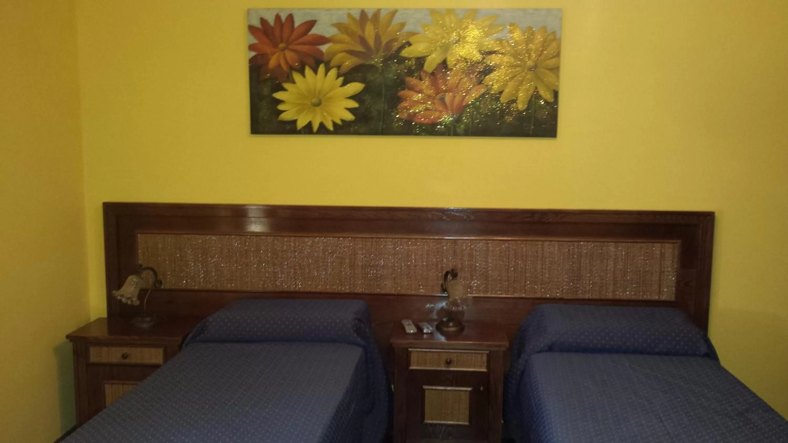 Bed in Bed and Breakfast Coral Blue