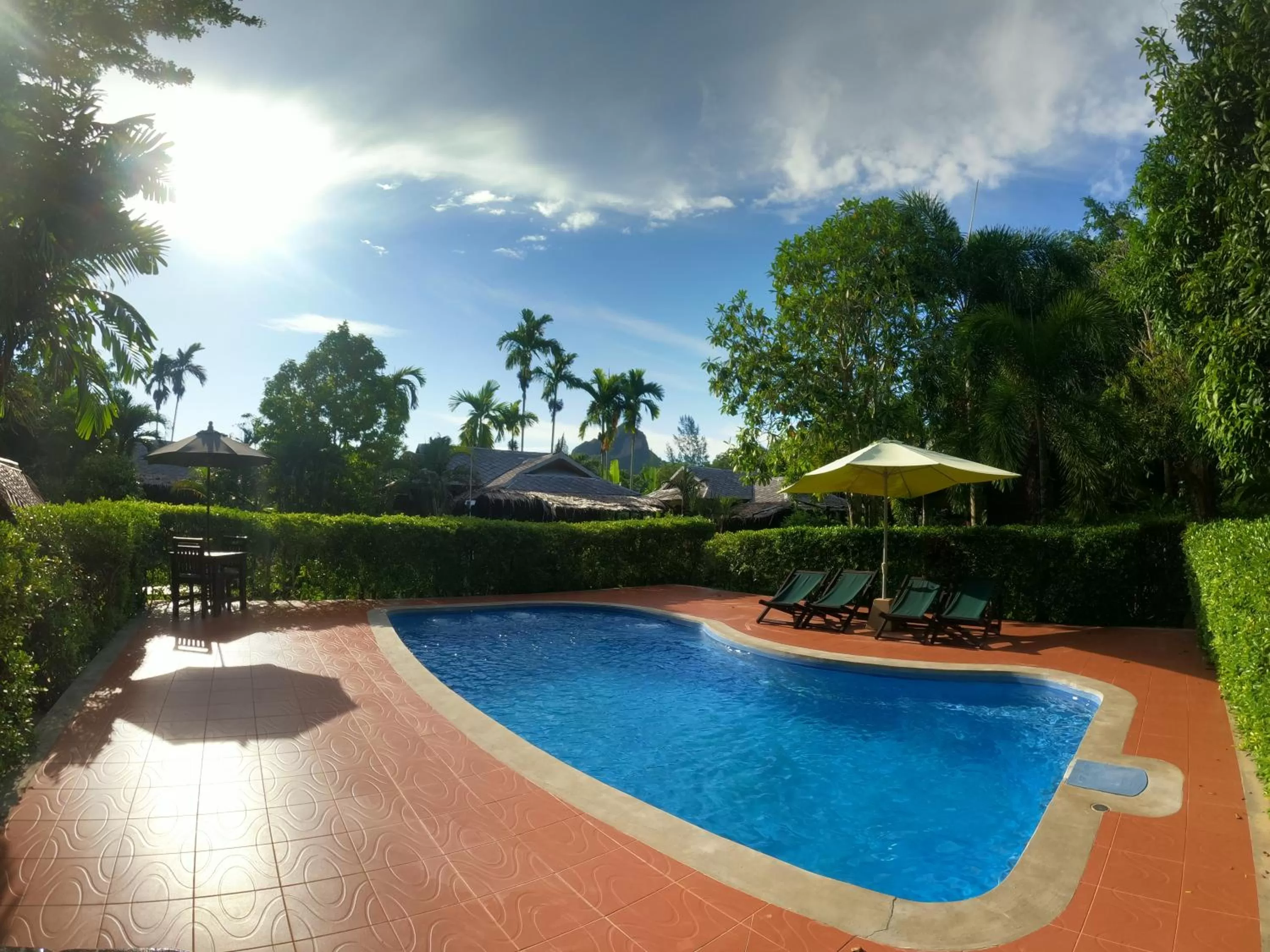 Pool view in Cozy Garden Resort