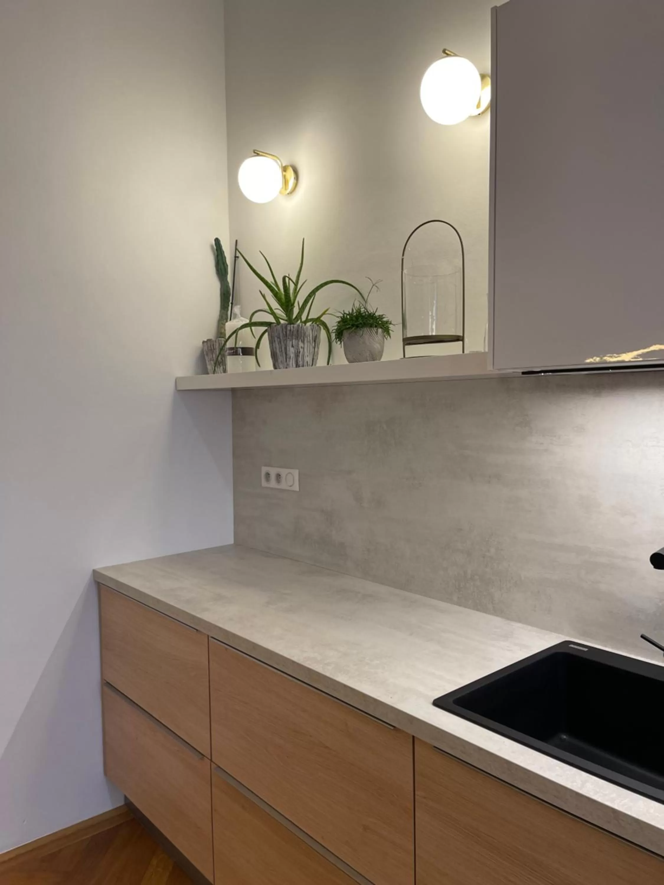 Kitchen or kitchenette in Apartmány Marienhof