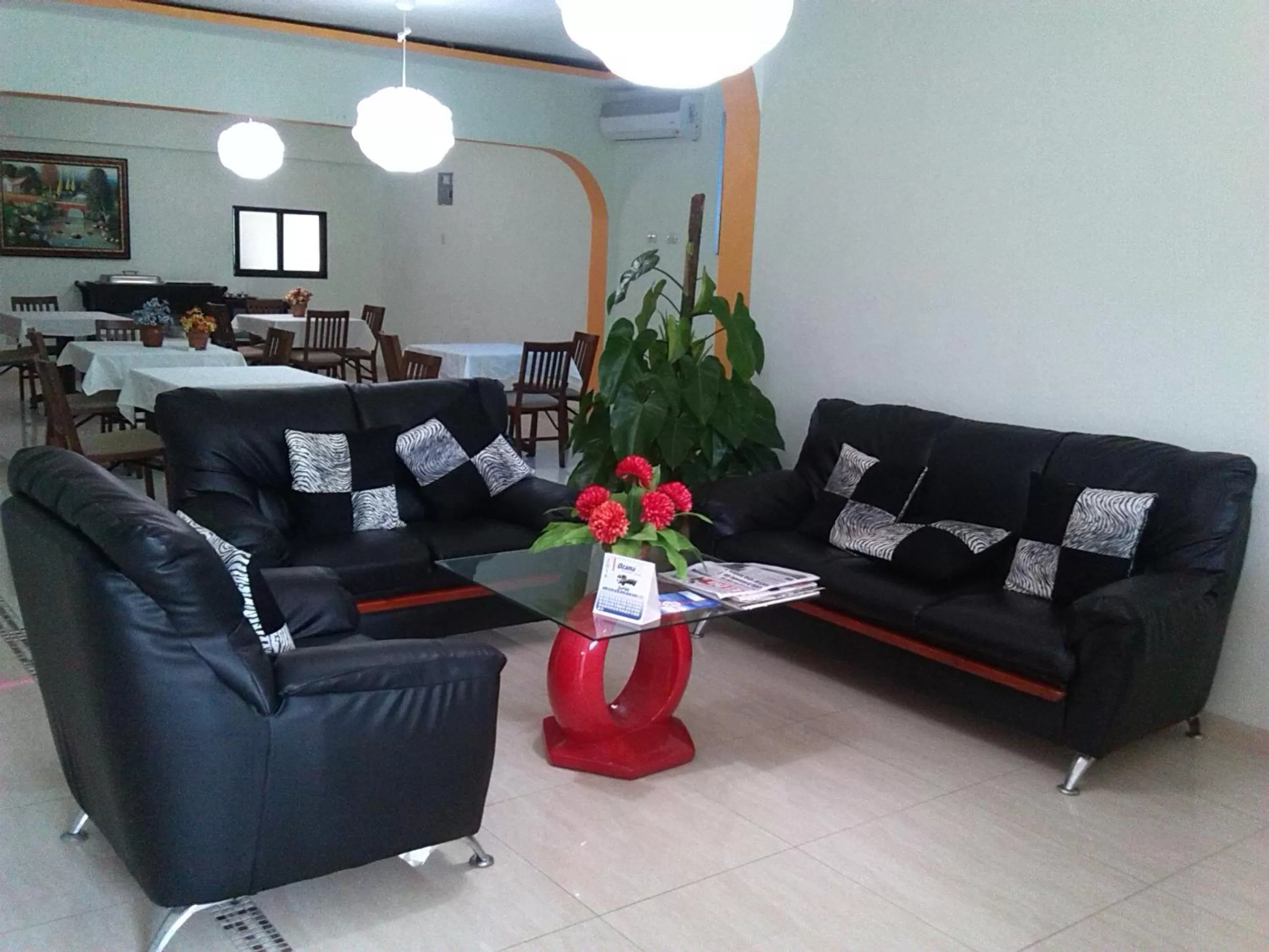 Seating area in Hotel Renacer