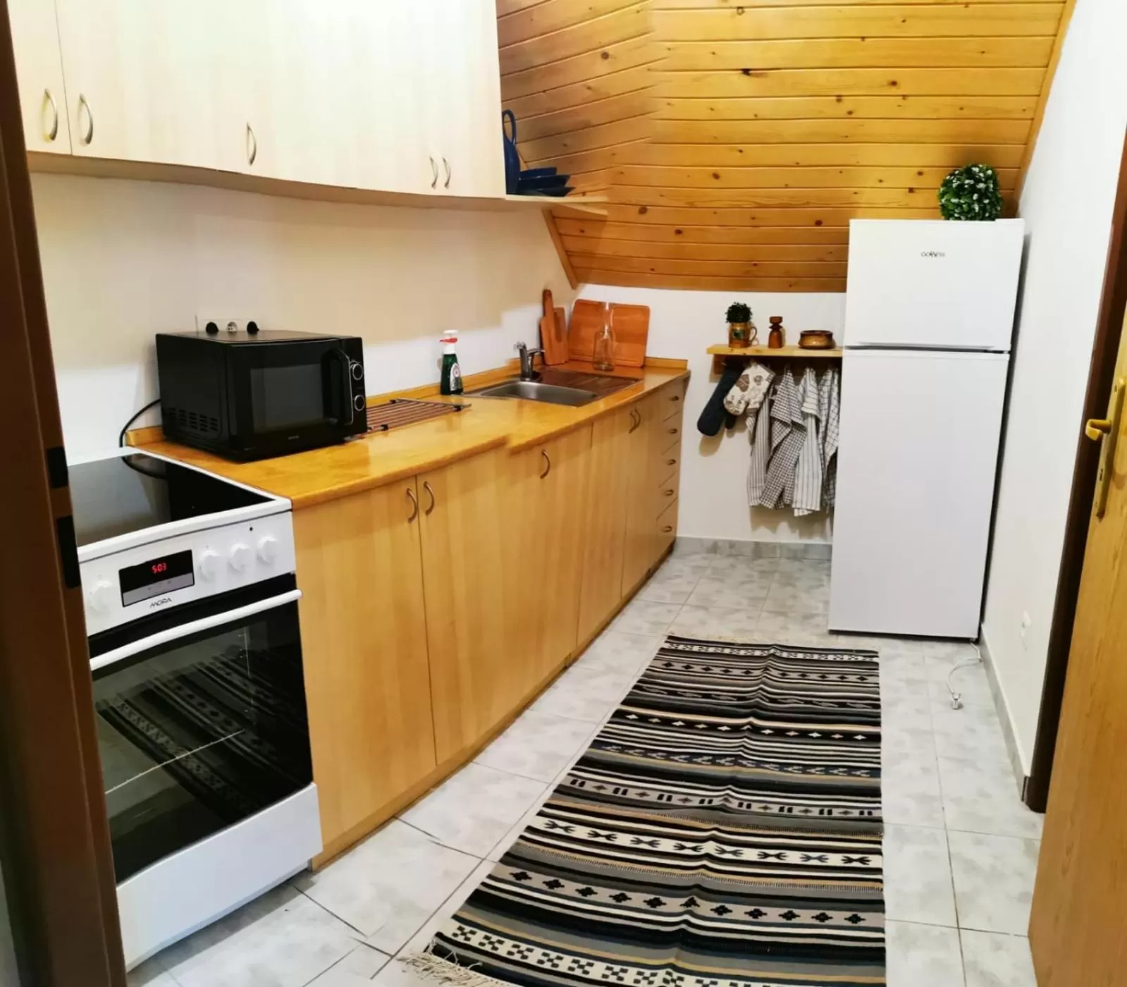 Kitchen or kitchenette in SKI CIERNY BALOG