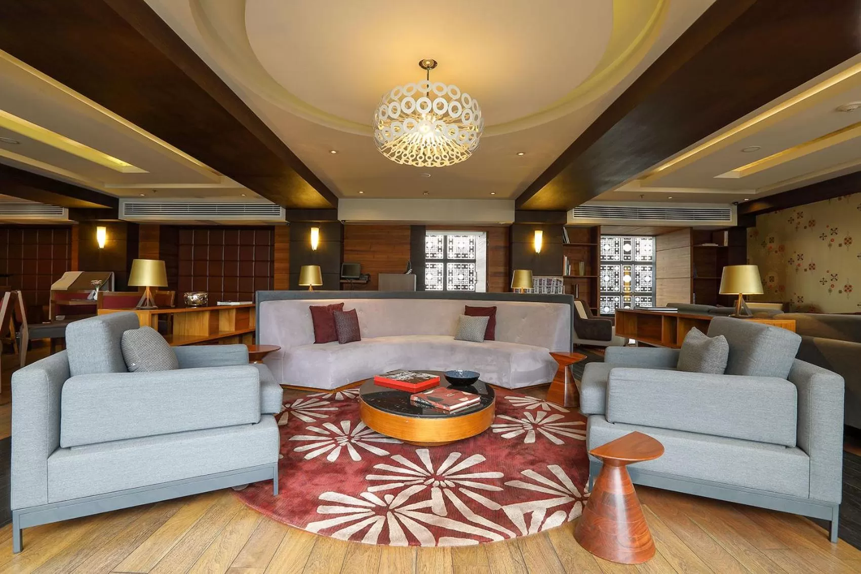 Seating area in JW Marriott Hotel Mexico City Santa Fe